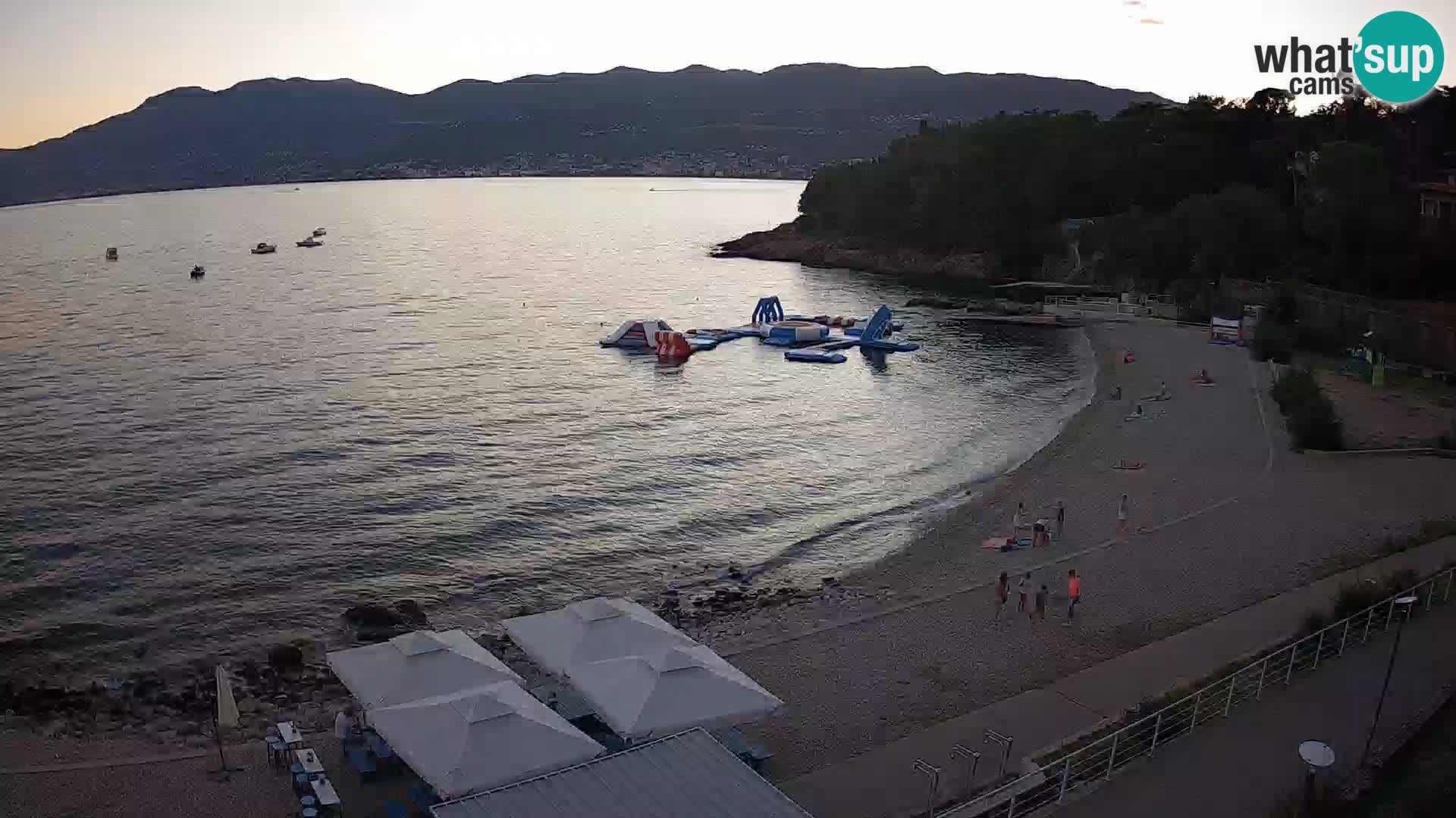 Rijeka web kamera plaža pri Bazenih Kantrida