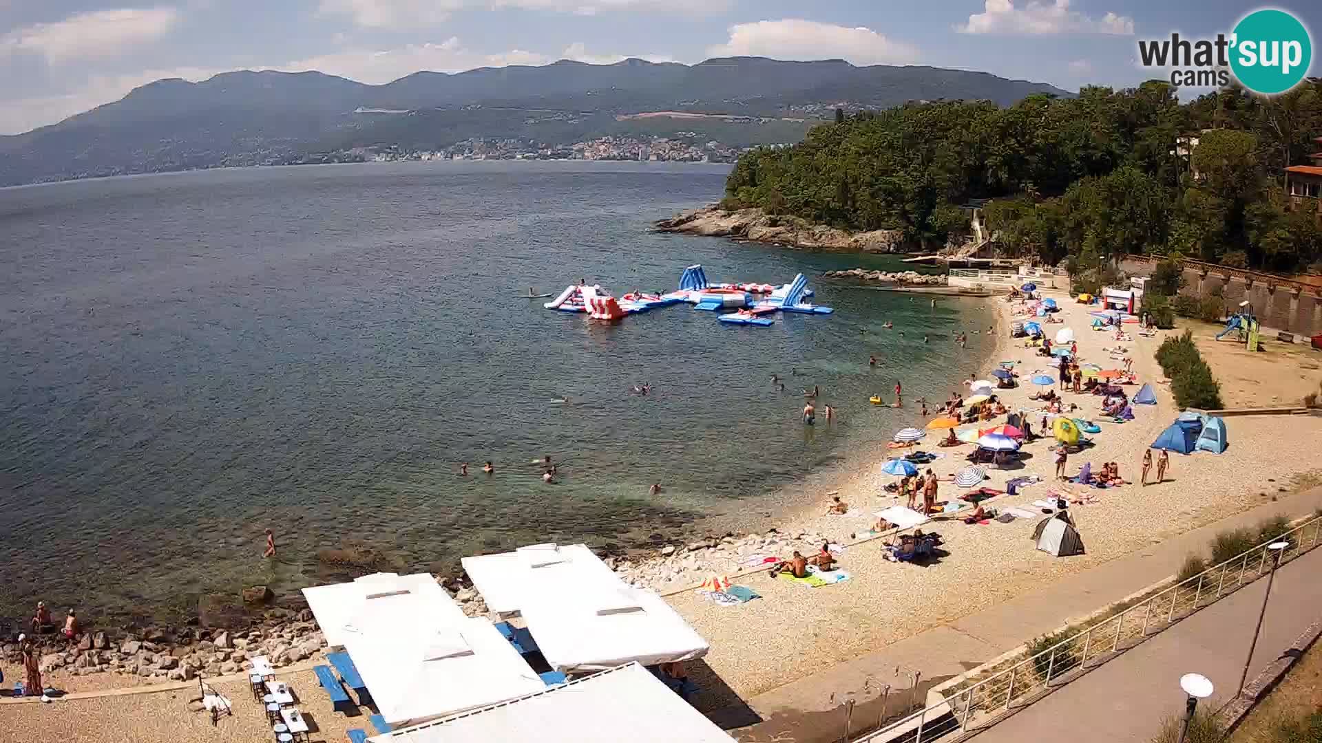 LIVE Webcam Rijeka beach Swimming pools Kantrida
