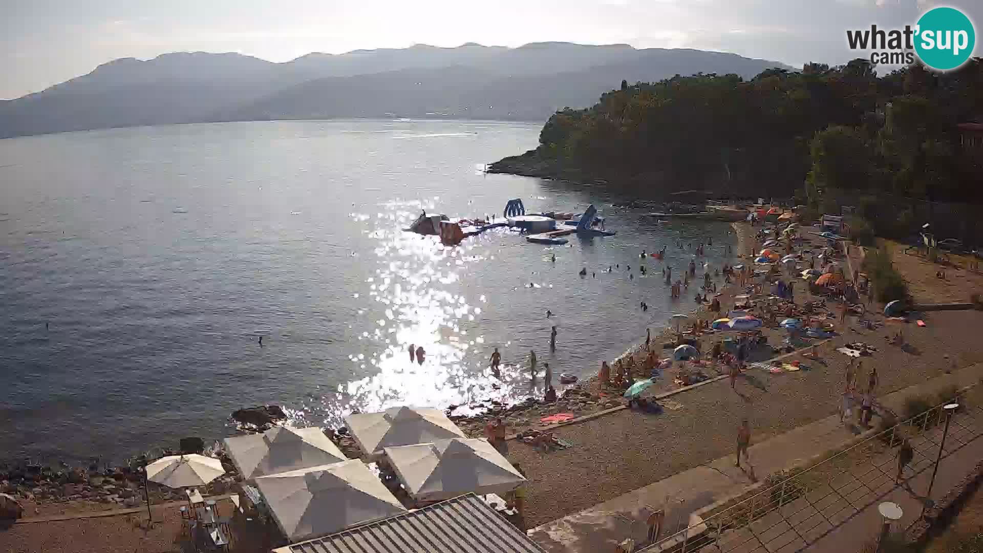 Reka Spletna kamera  plaža pri Bazenih Kantrida