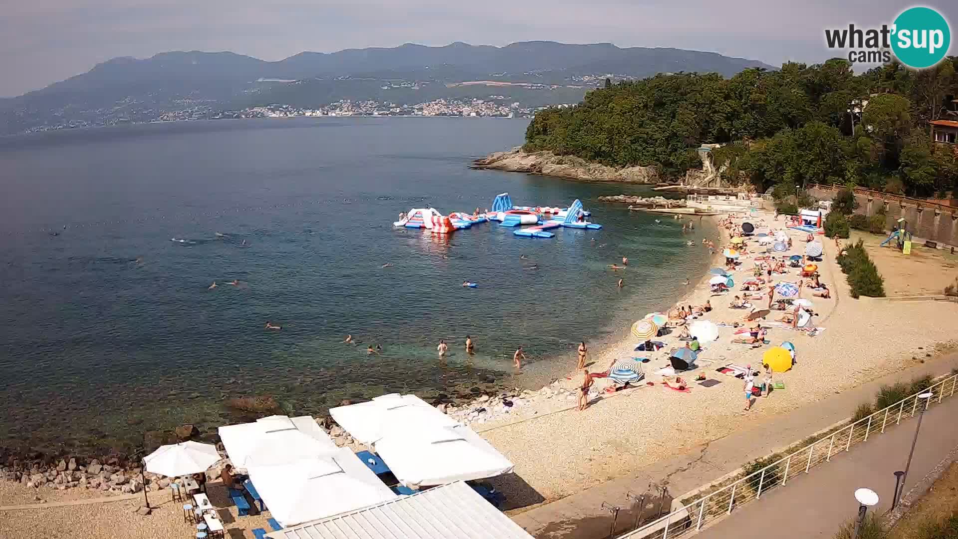 Reka Spletna kamera  plaža pri Bazenih Kantrida