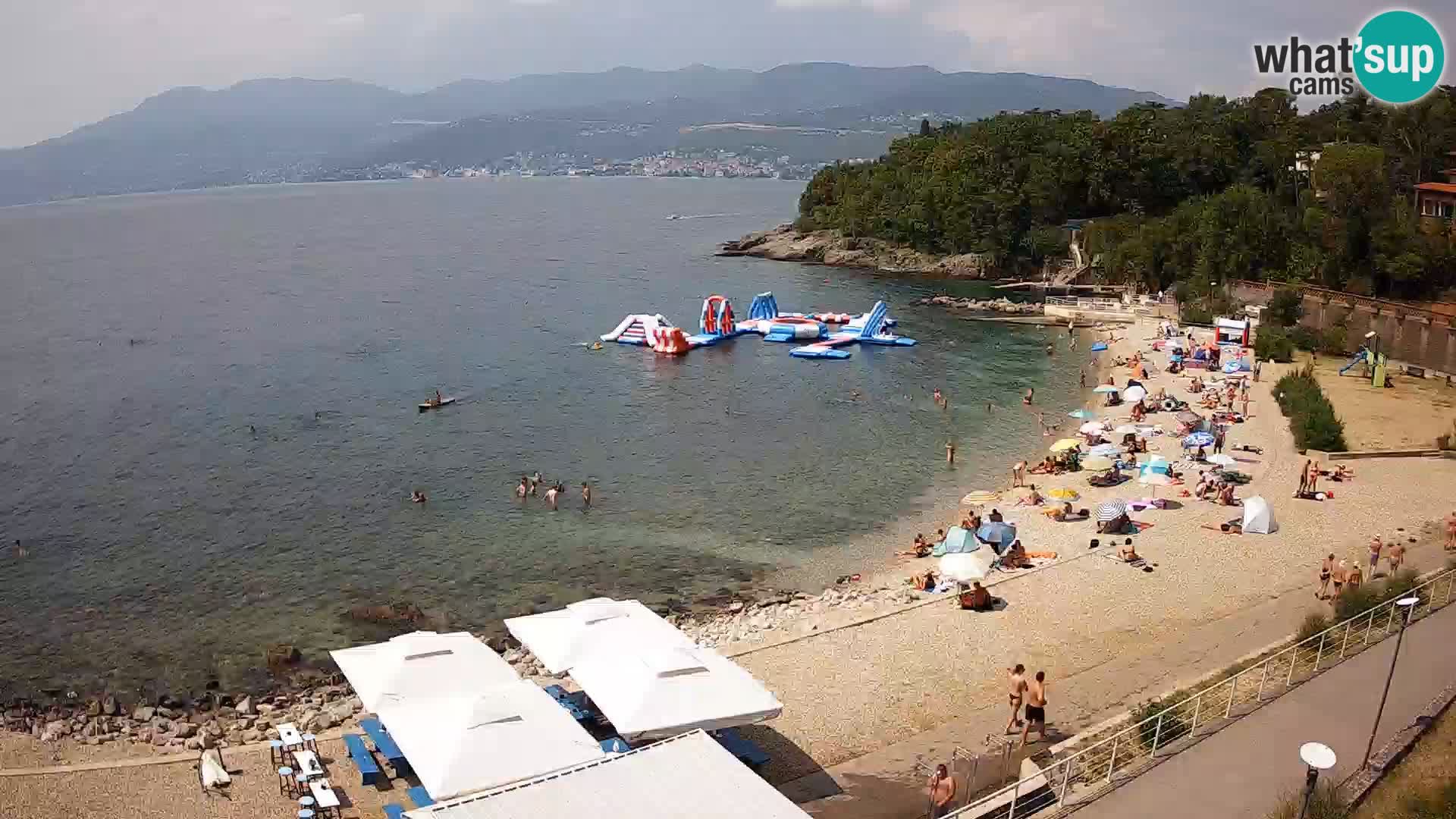 Reka Spletna kamera  plaža pri Bazenih Kantrida