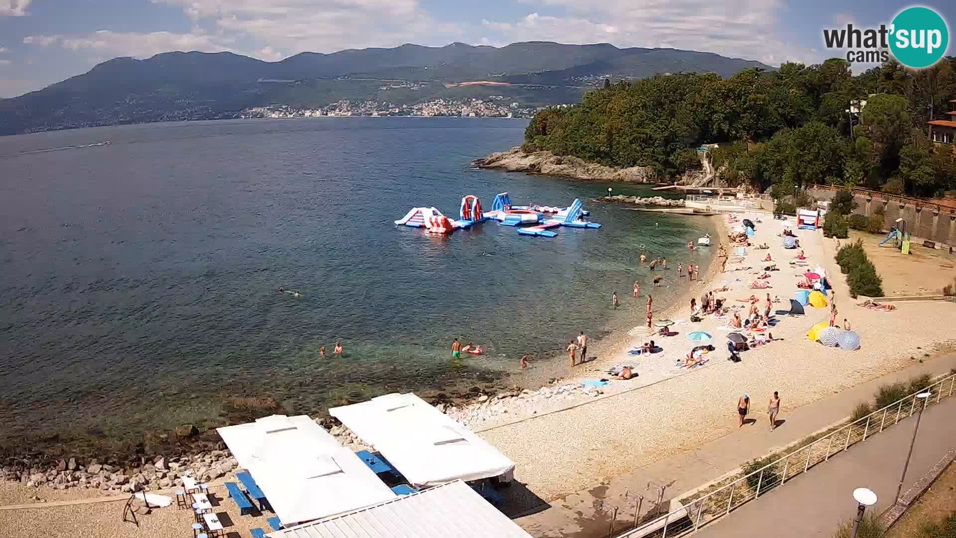 Reka Spletna kamera  plaža pri Bazenih Kantrida
