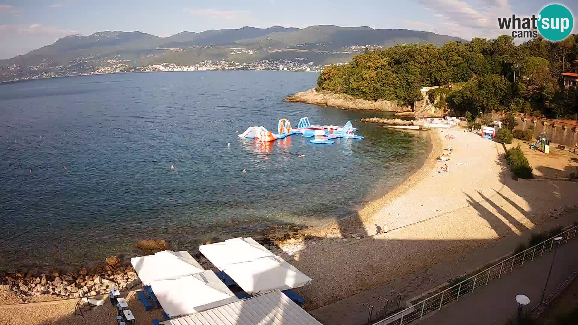 Reka Spletna kamera  plaža pri Bazenih Kantrida