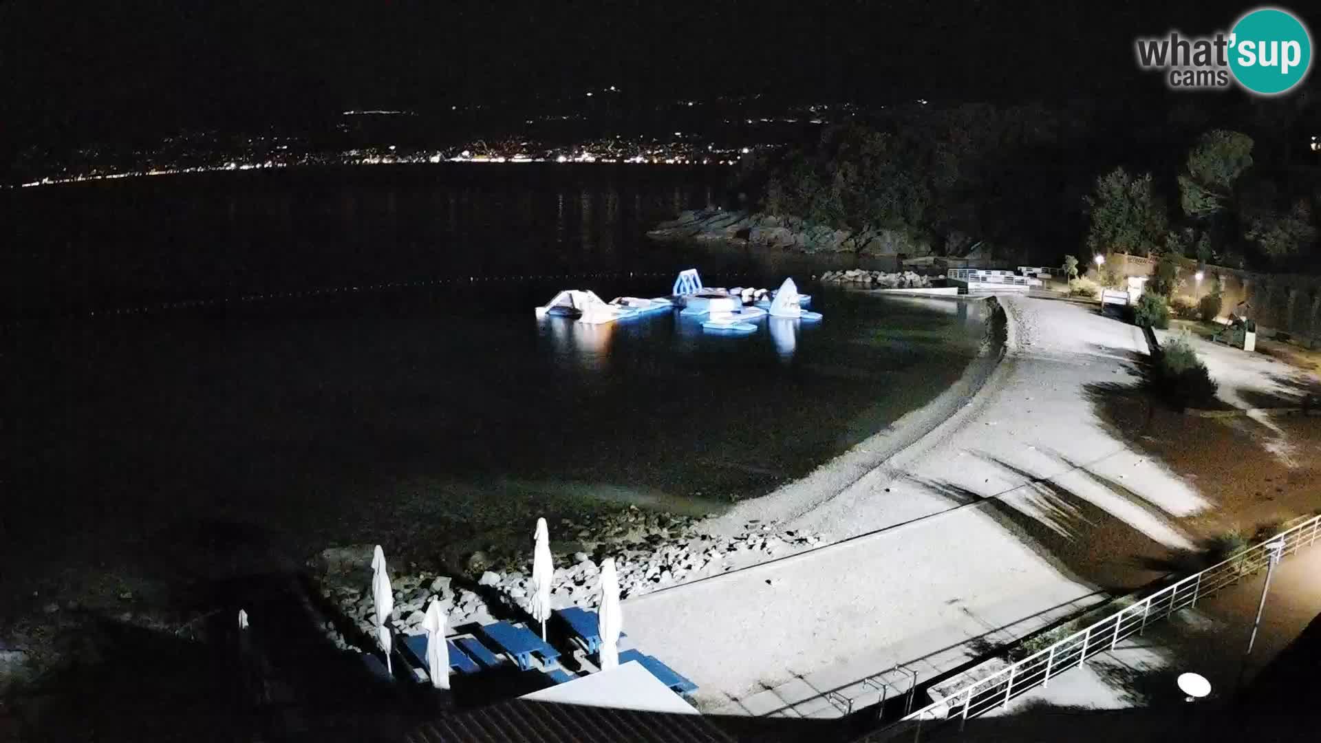 Reka Spletna kamera  plaža pri Bazenih Kantrida