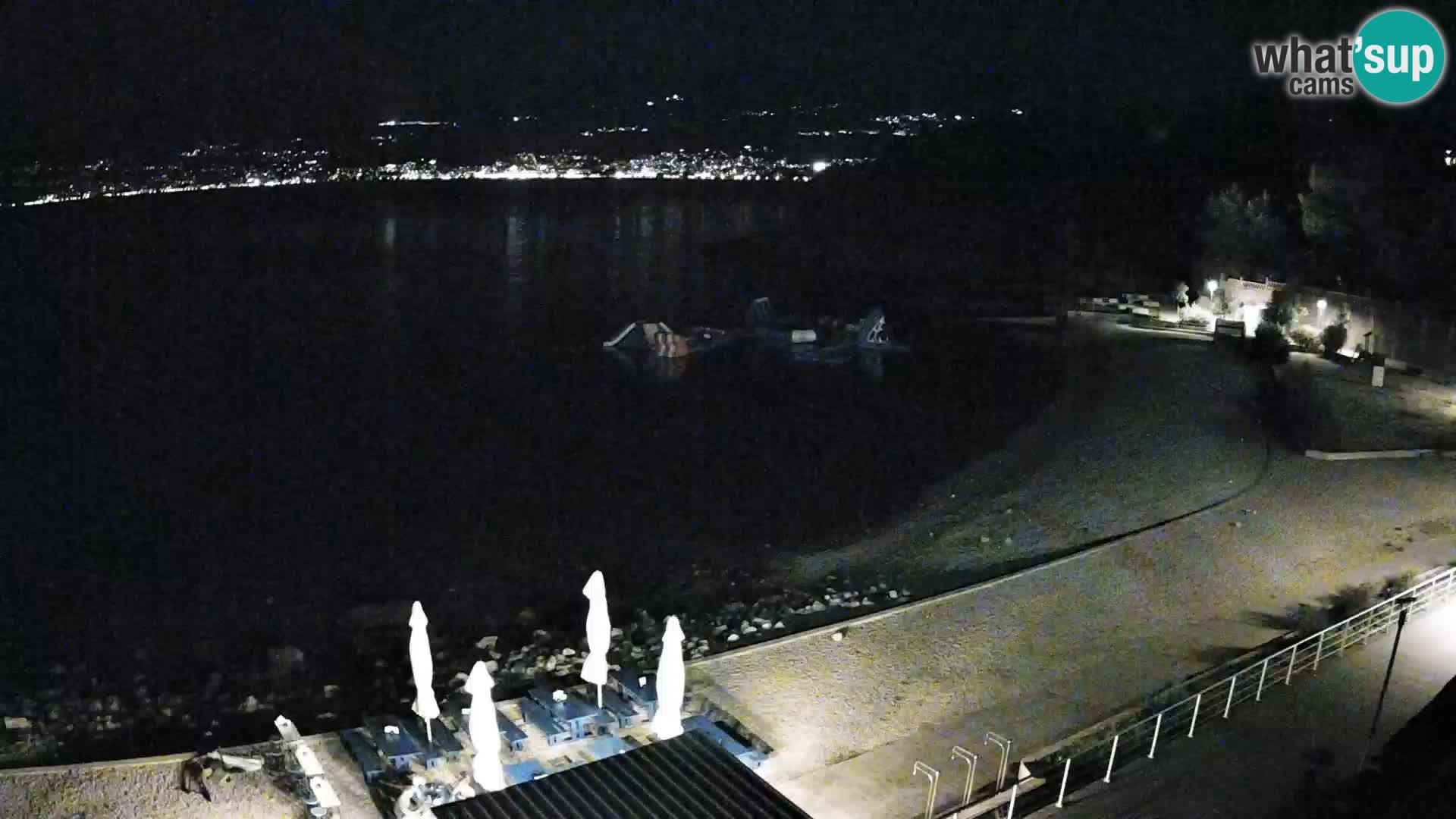 Rijeka web kamera plaža pri Bazenih Kantrida