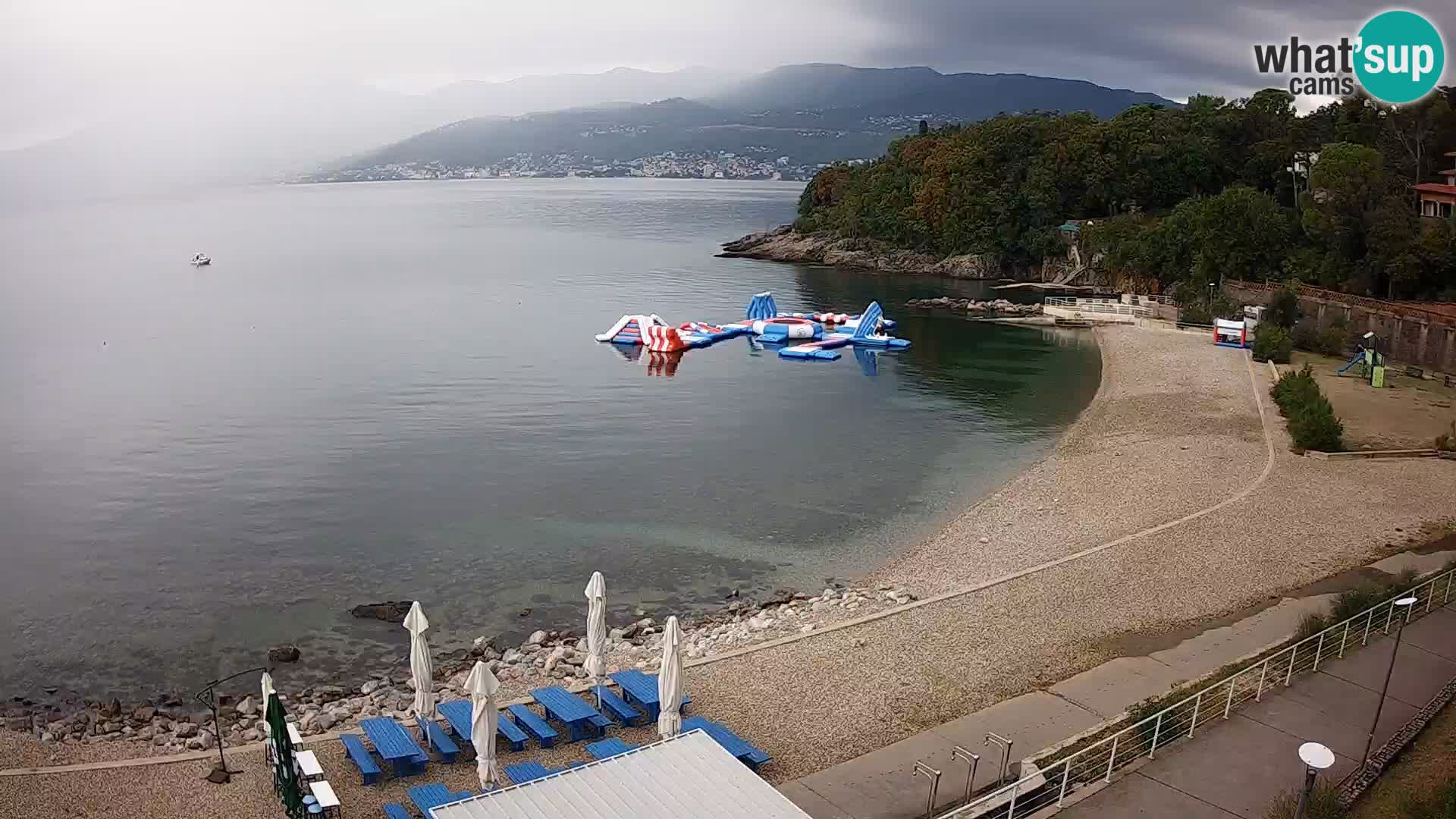 Reka Spletna kamera  plaža pri Bazenih Kantrida
