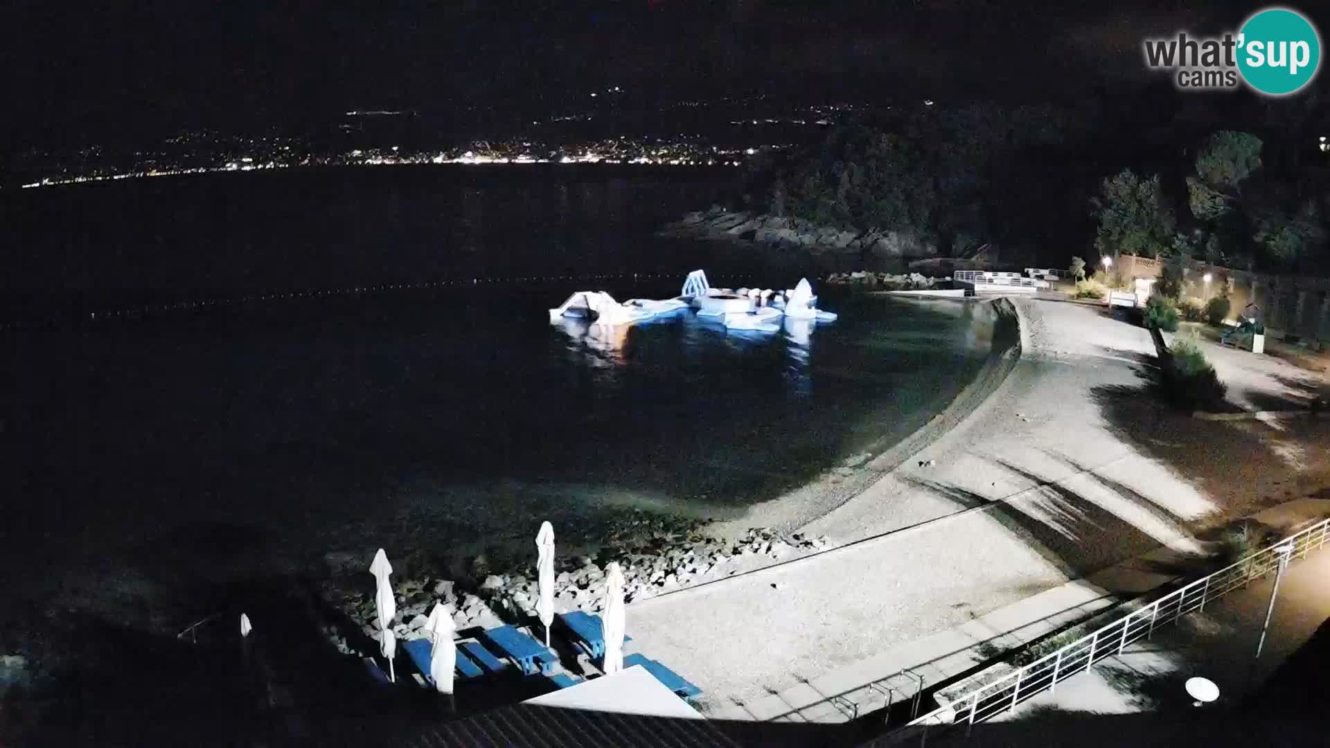 Reka Spletna kamera  plaža pri Bazenih Kantrida