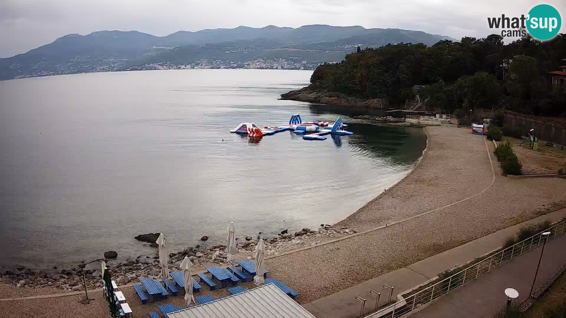 Reka Spletna kamera  plaža pri Bazenih Kantrida