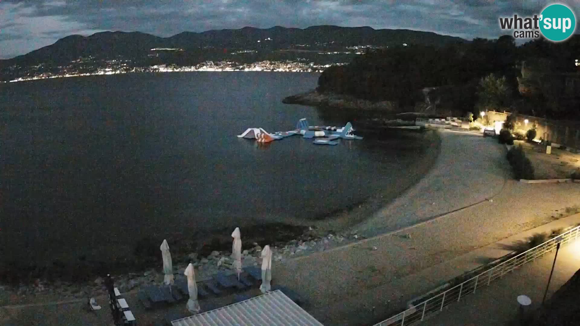Rijeka web kamera plaža pri Bazenih Kantrida