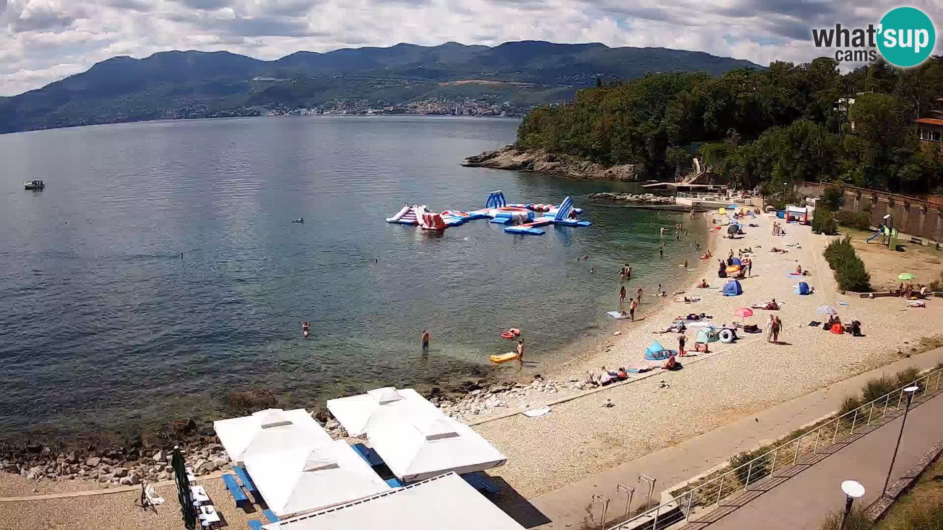 Reka Spletna kamera  plaža pri Bazenih Kantrida