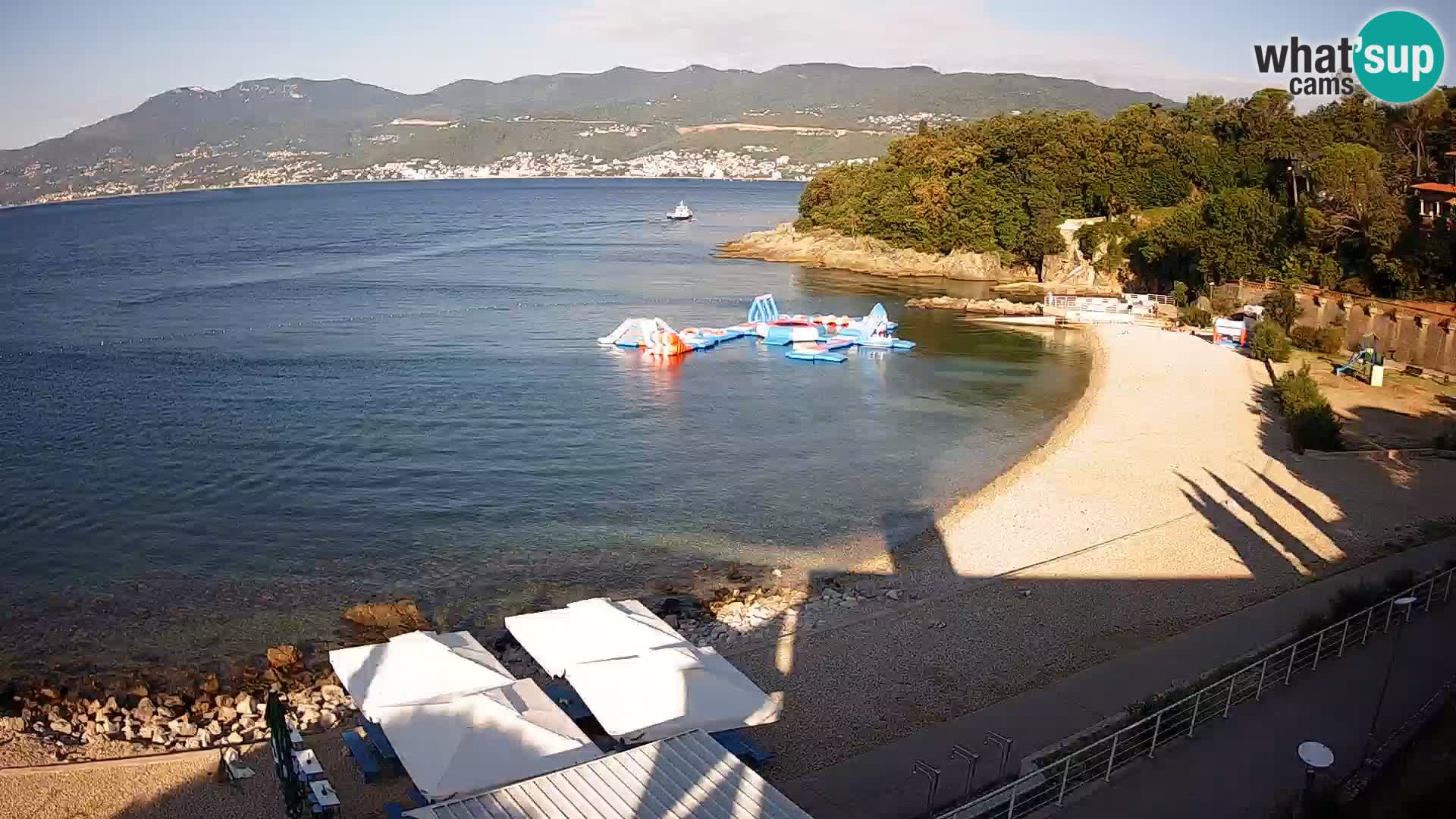Rijeka web kamera plaža pri Bazenih Kantrida