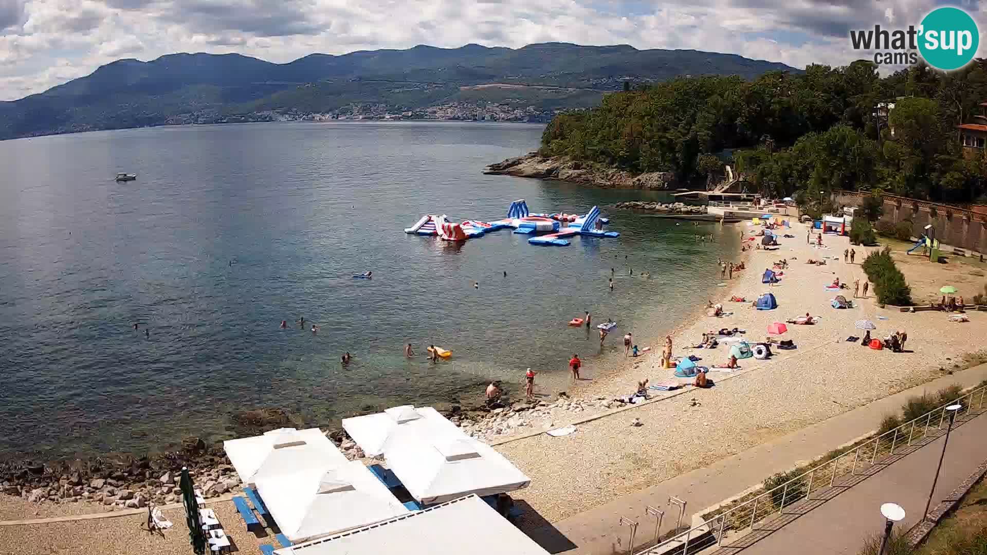 Reka Spletna kamera  plaža pri Bazenih Kantrida