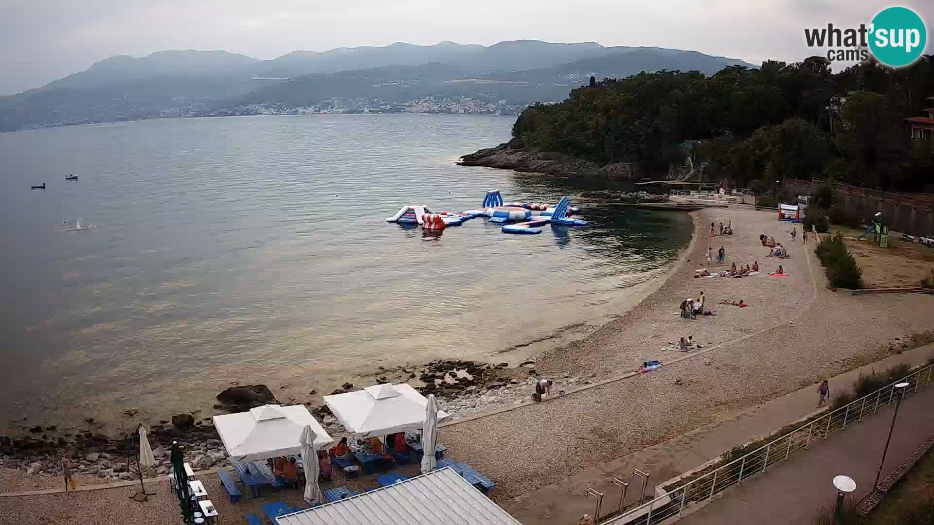 Rijeka web kamera plaža pri Bazenih Kantrida