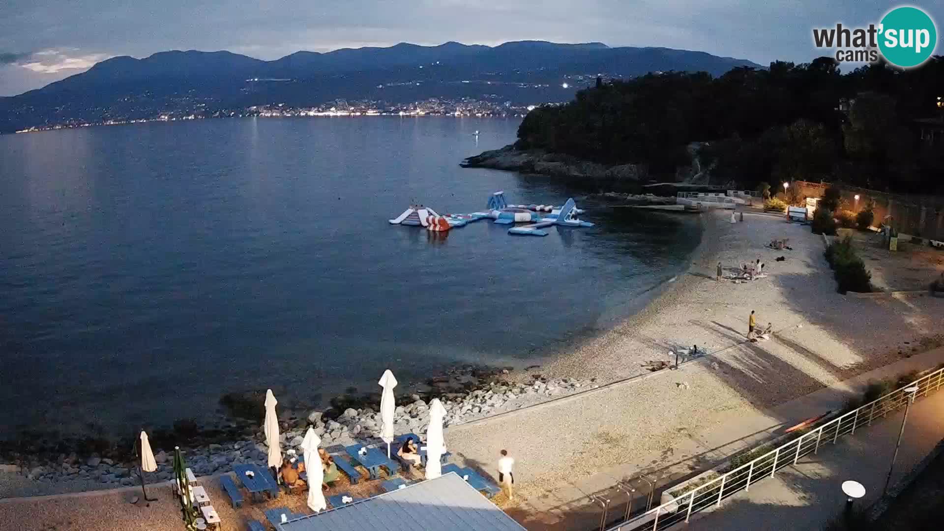 Rijeka web kamera plaža pri Bazenih Kantrida