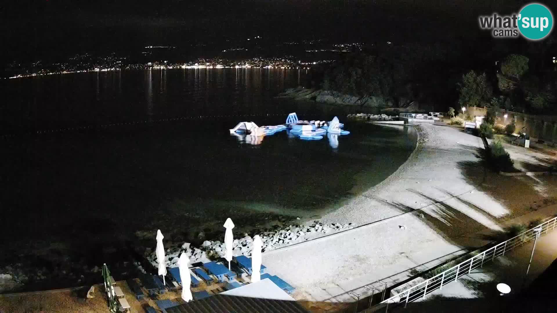Rijeka web kamera plaža pri Bazenih Kantrida