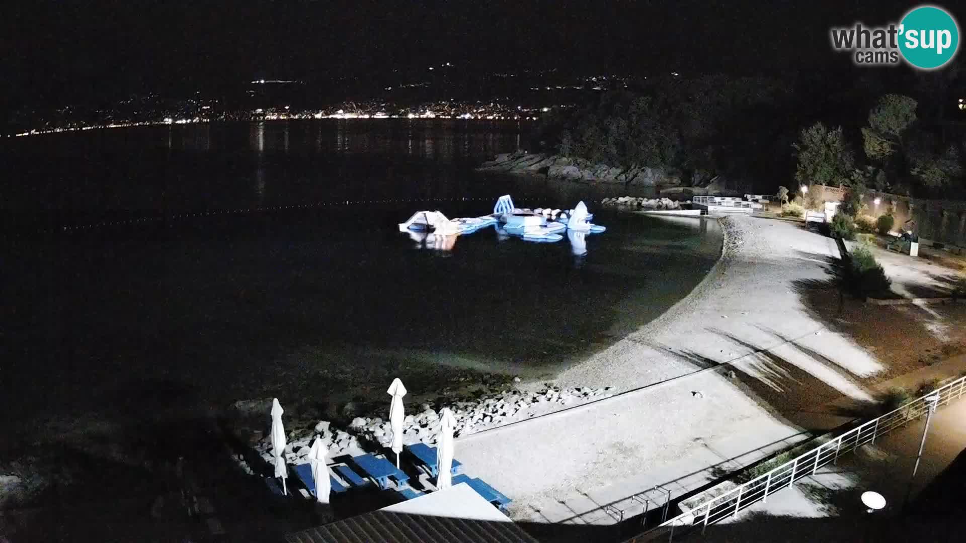Rijeka web kamera plaža pri Bazenih Kantrida