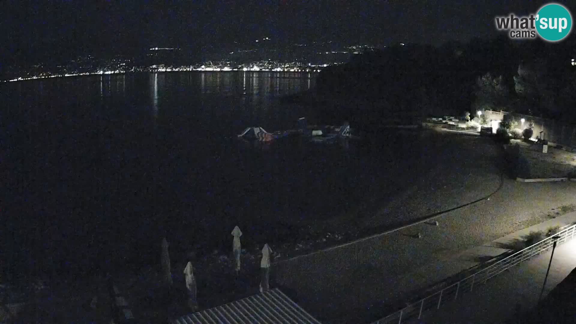 Rijeka web kamera plaža pri Bazenih Kantrida
