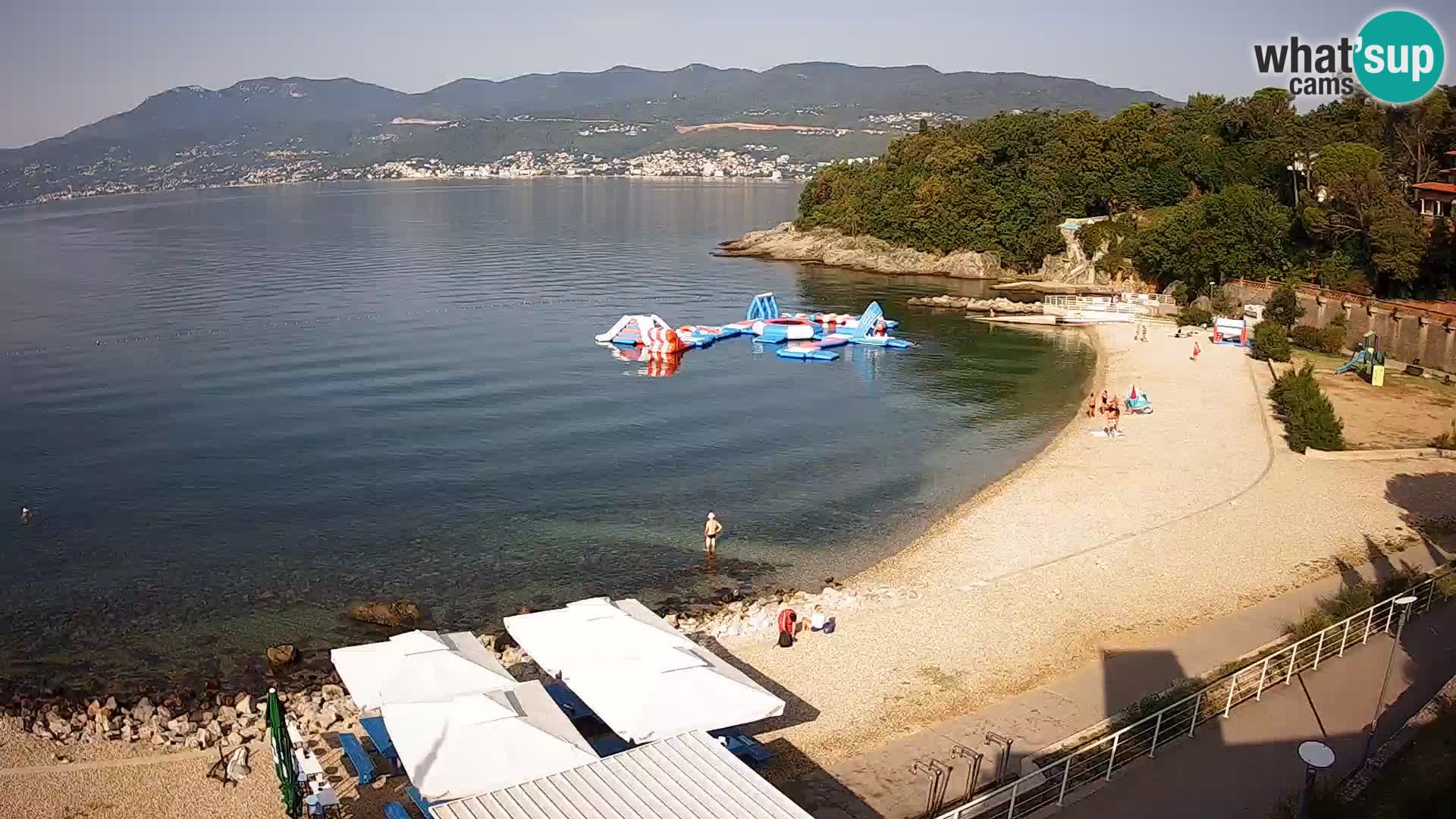 Rijeka web kamera plaža pri Bazenih Kantrida