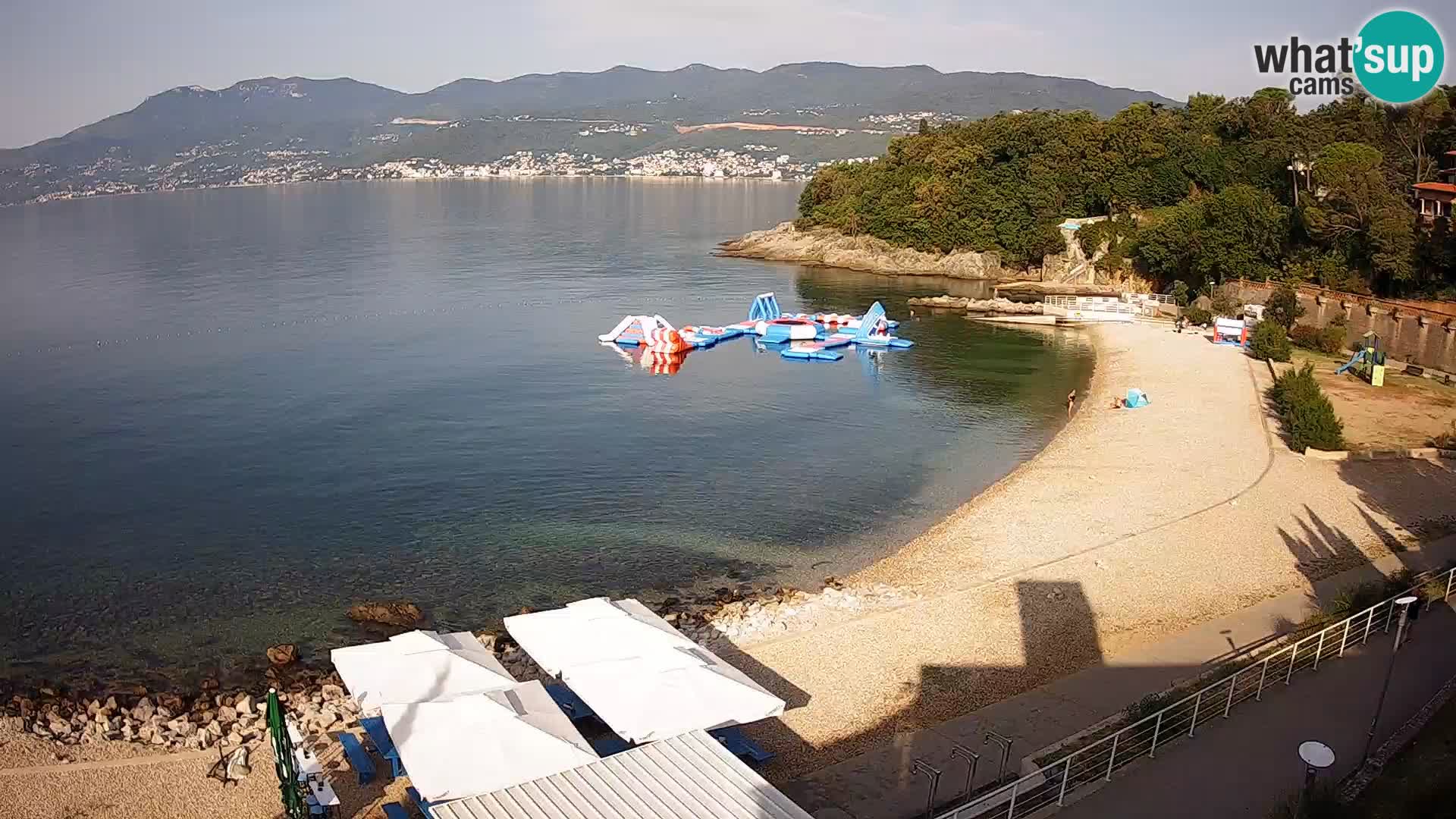 Reka Spletna kamera  plaža pri Bazenih Kantrida