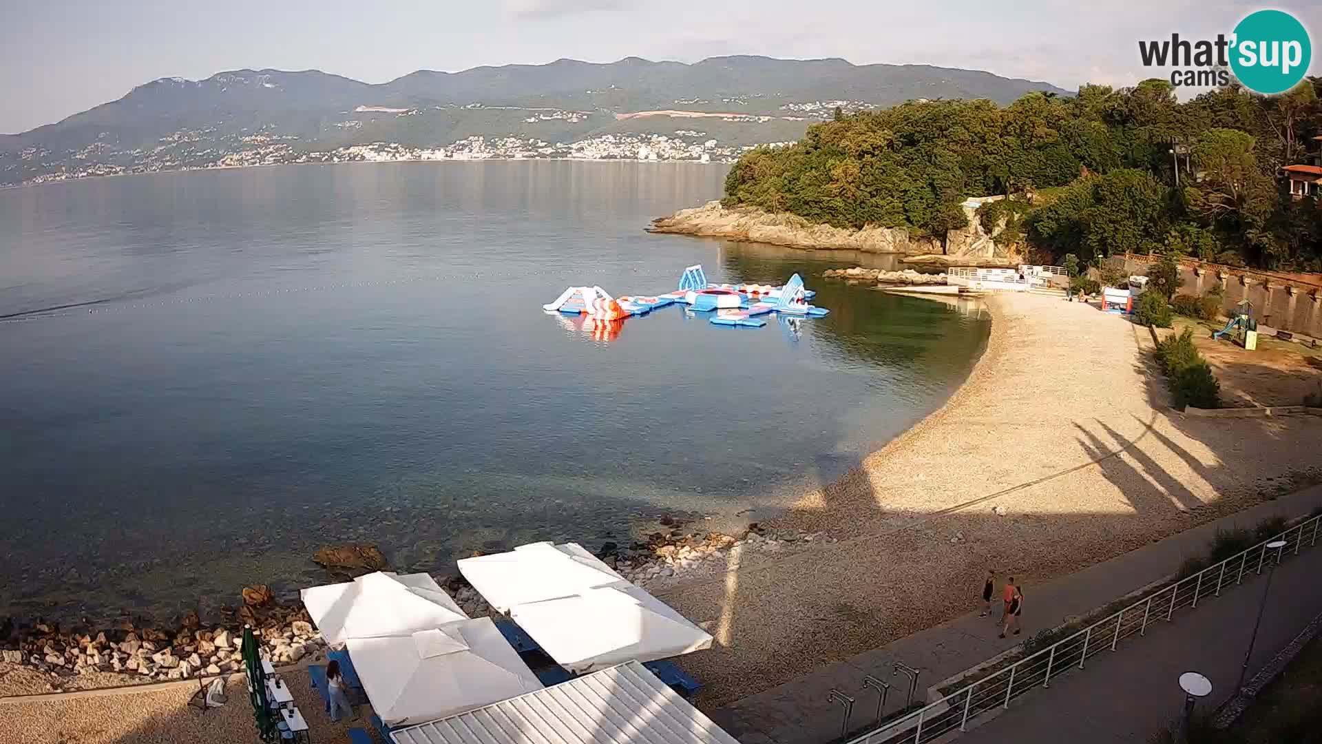 Rijeka web kamera plaža pri Bazenih Kantrida