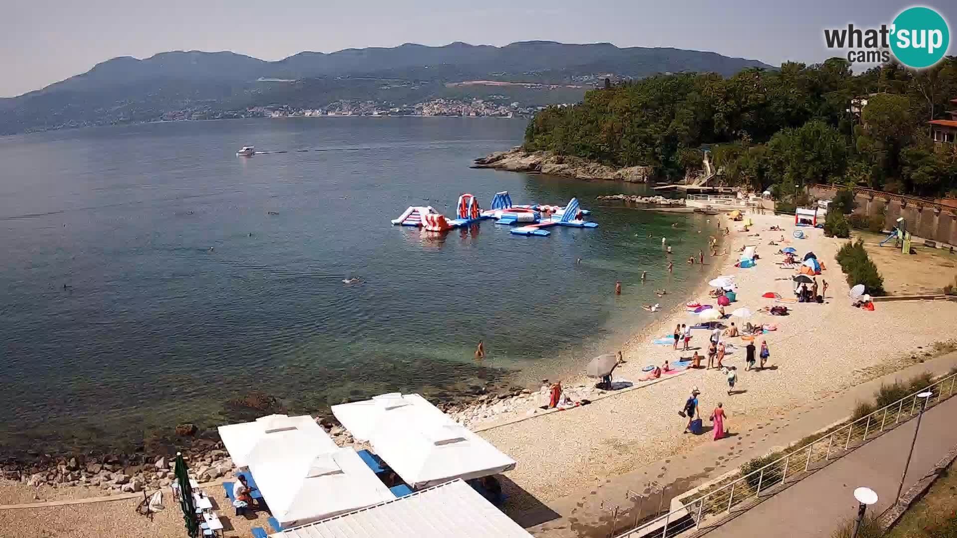 Reka Spletna kamera  plaža pri Bazenih Kantrida