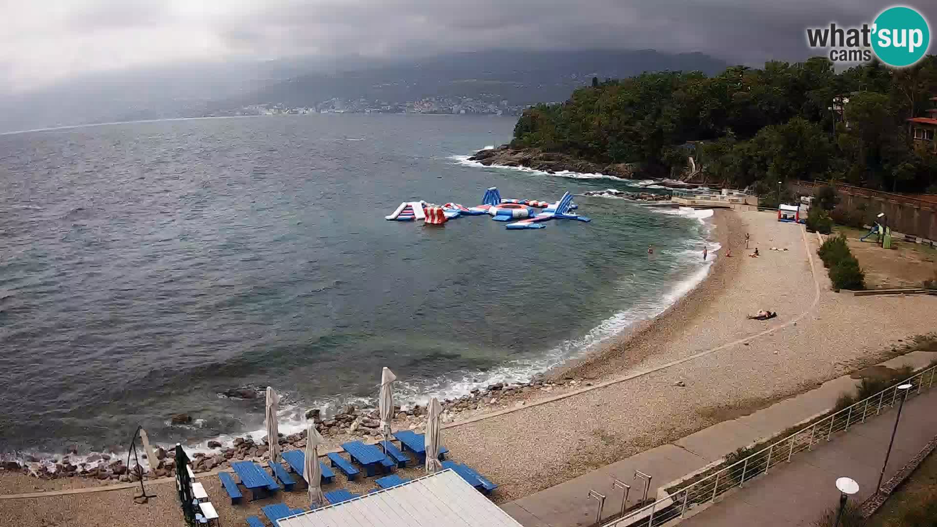 Reka Spletna kamera  plaža pri Bazenih Kantrida