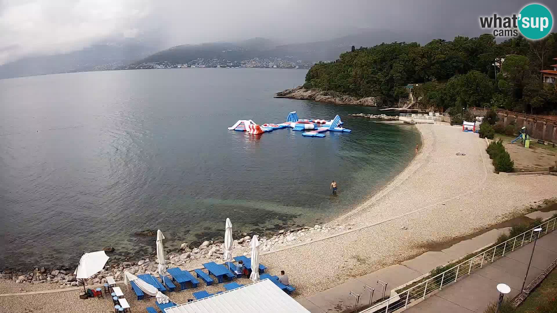 Reka Spletna kamera  plaža pri Bazenih Kantrida