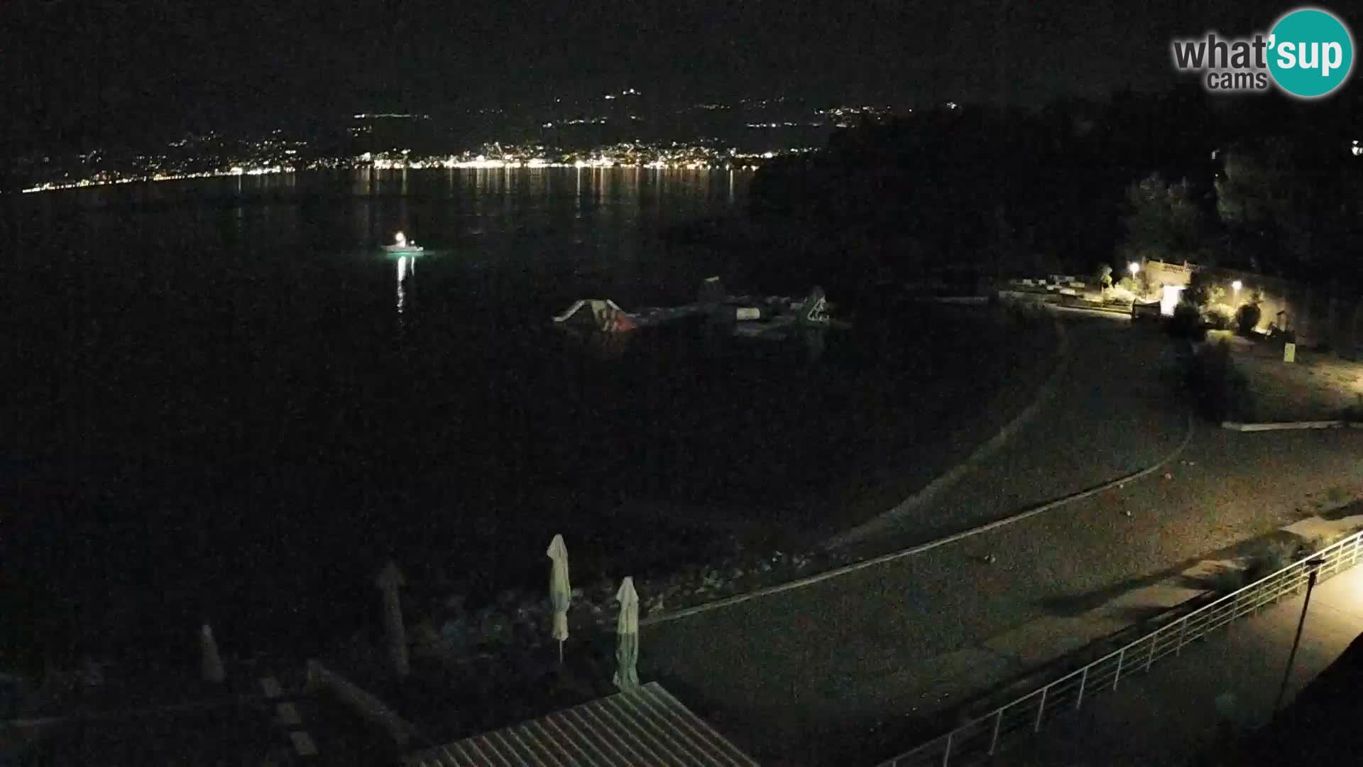 Reka Spletna kamera  plaža pri Bazenih Kantrida