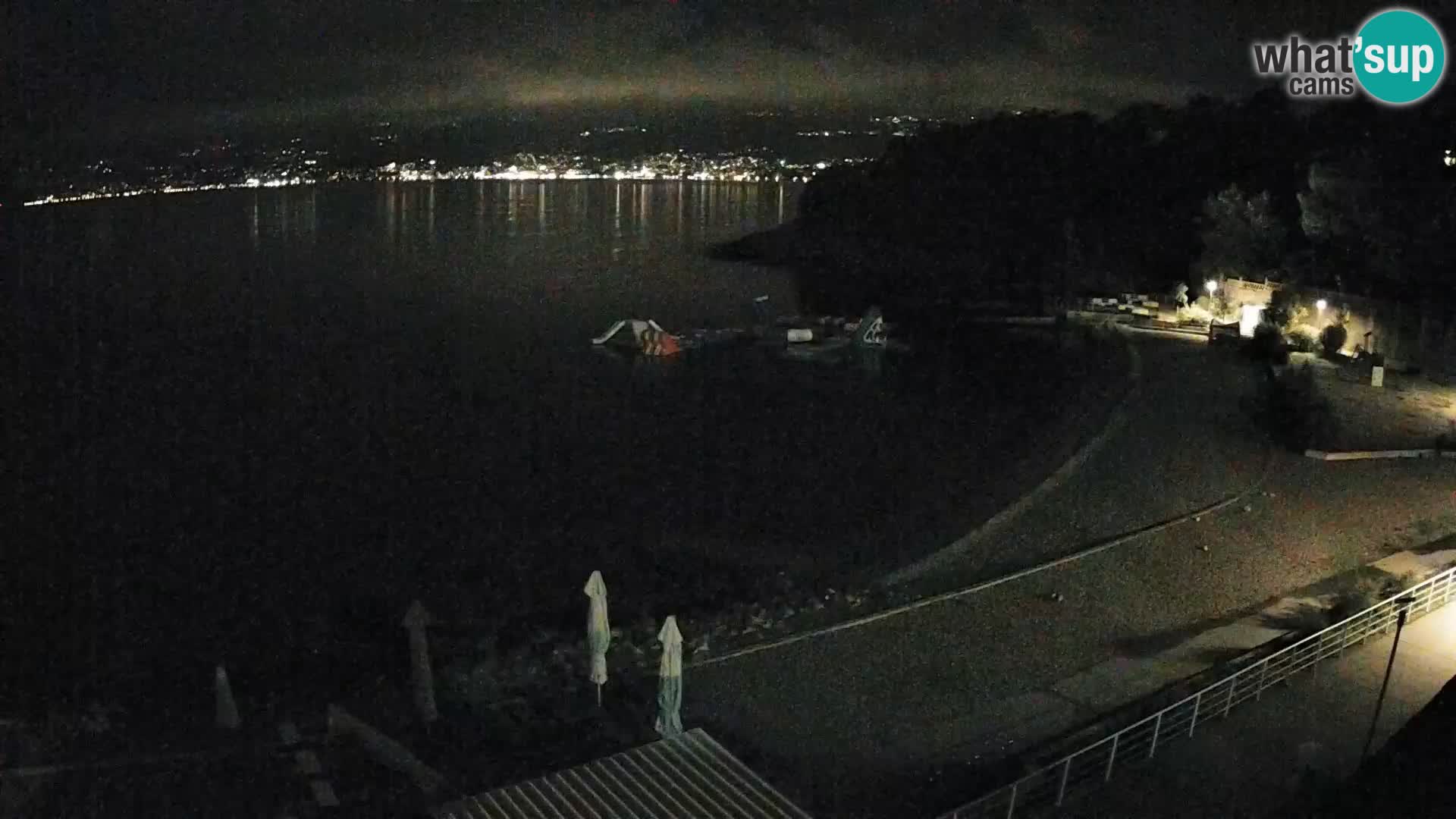 Rijeka web kamera plaža pri Bazenih Kantrida