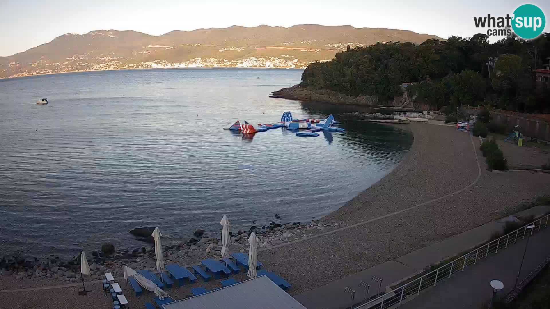 Rijeka web kamera plaža pri Bazenih Kantrida
