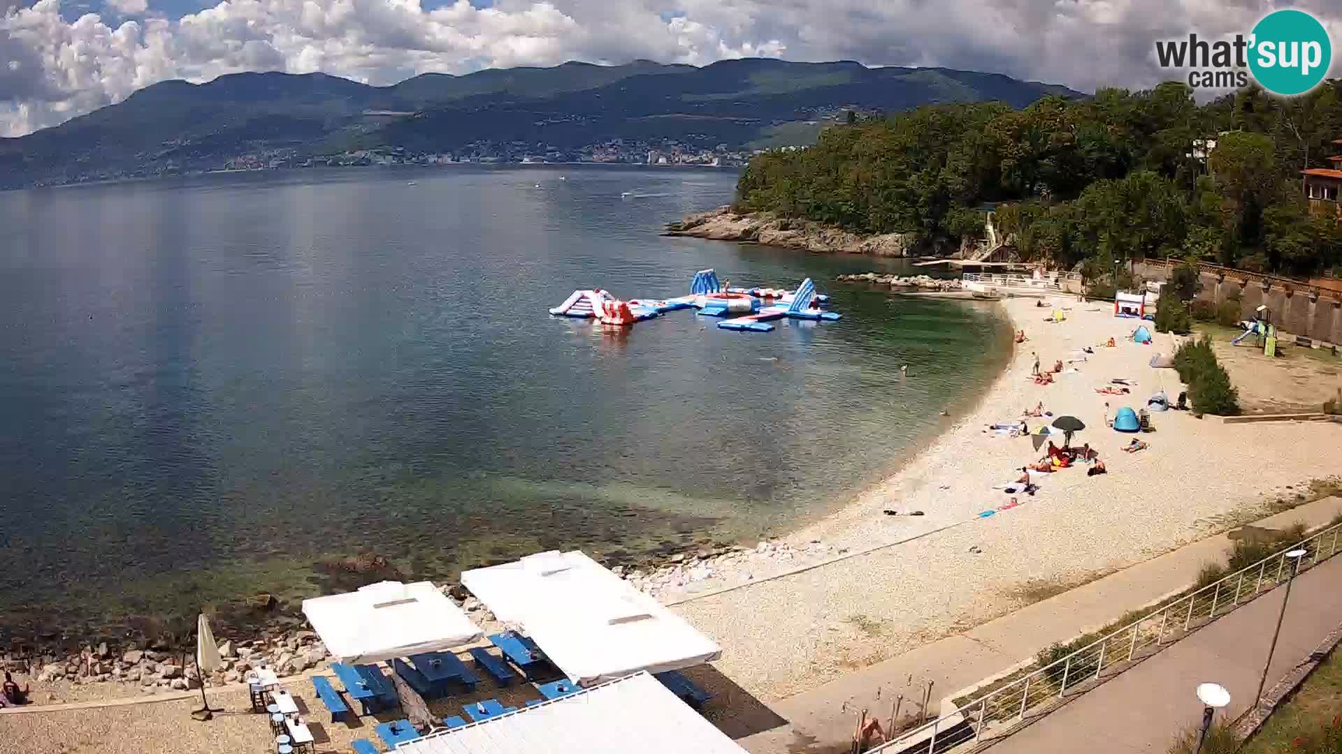 Reka Spletna kamera  plaža pri Bazenih Kantrida