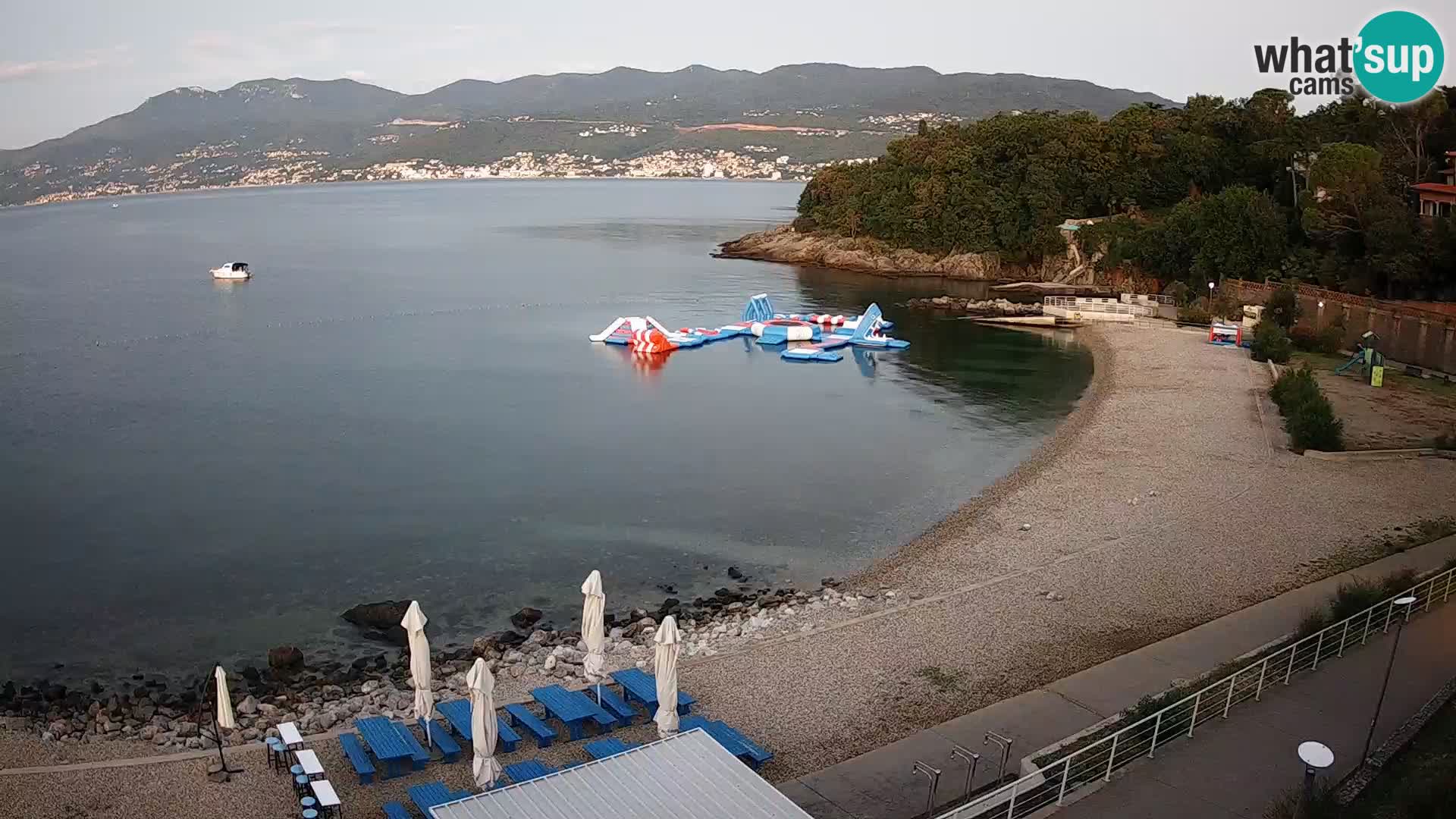 Rijeka web kamera plaža pri Bazenih Kantrida