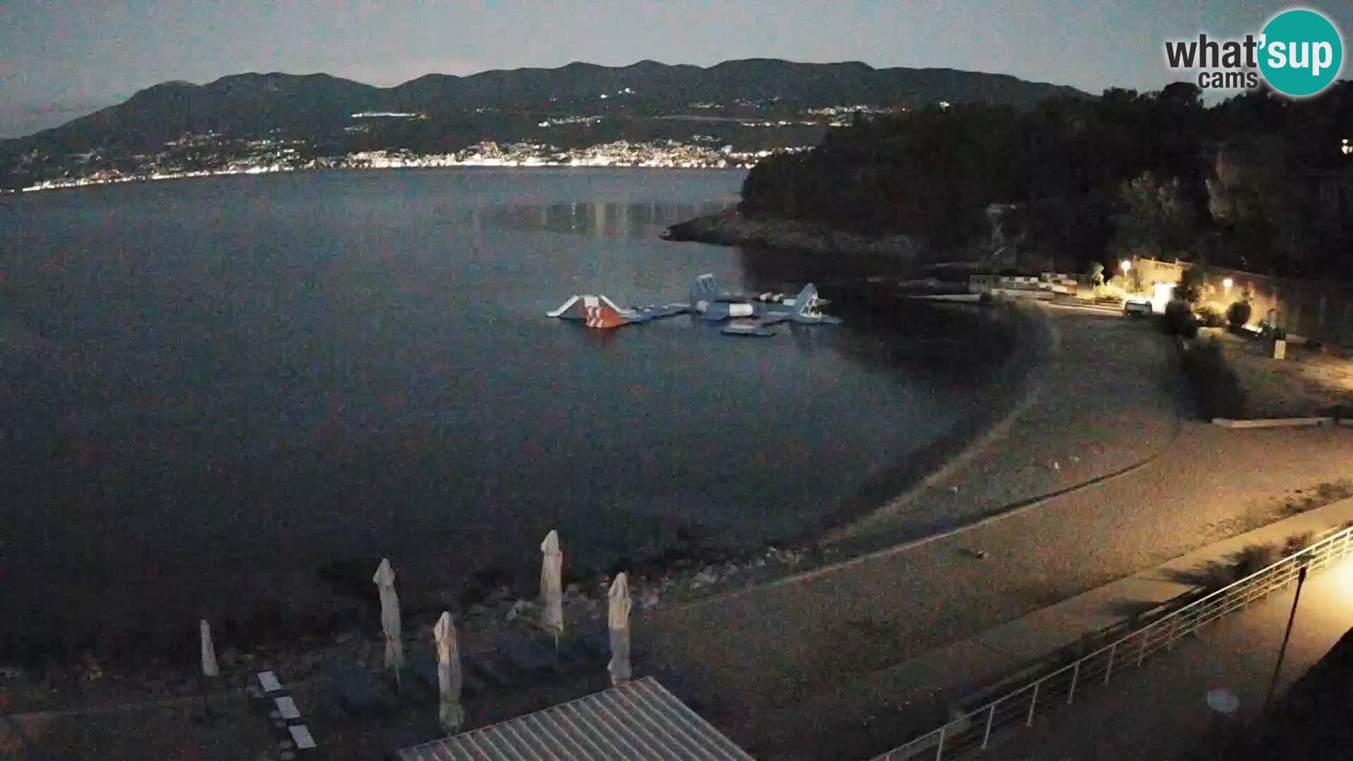 Rijeka web kamera plaža pri Bazenih Kantrida