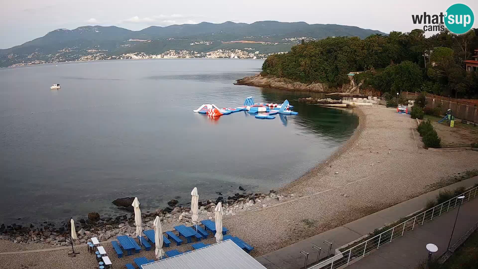 Rijeka web kamera plaža pri Bazenih Kantrida
