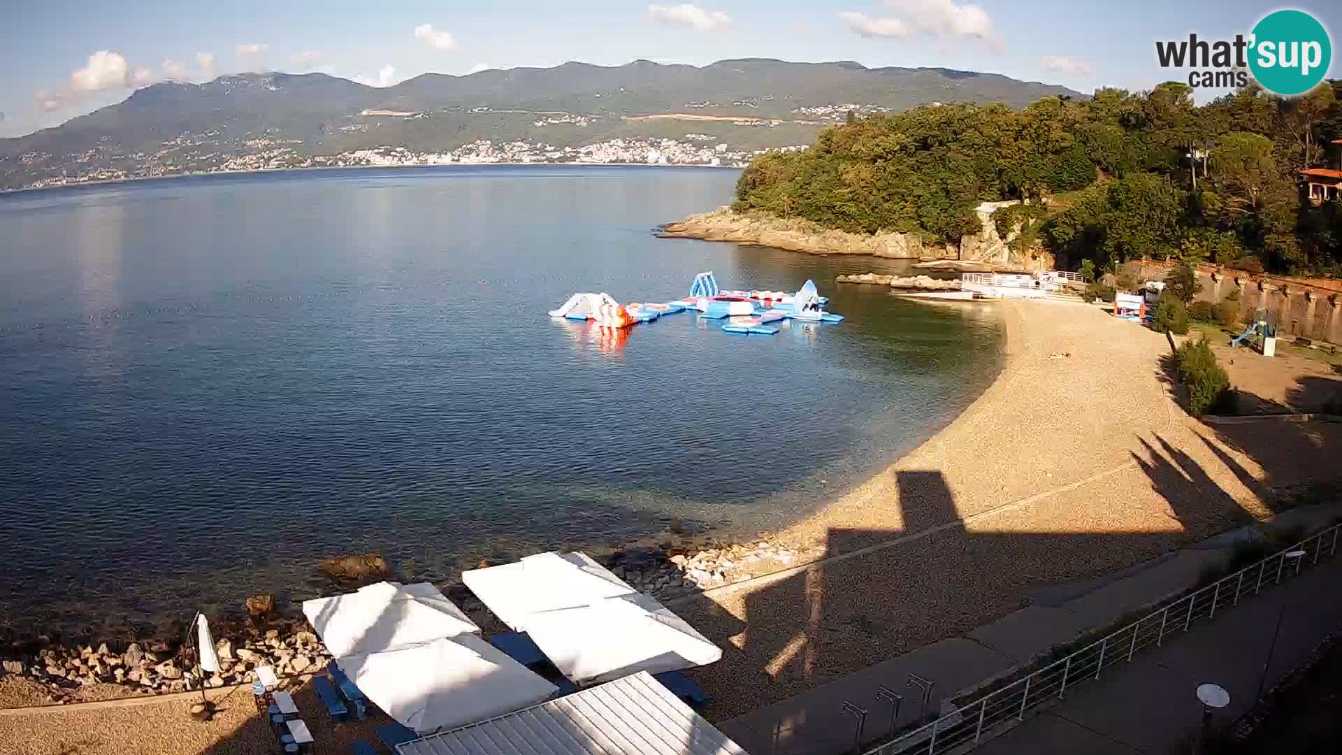 Rijeka web kamera plaža pri Bazenih Kantrida
