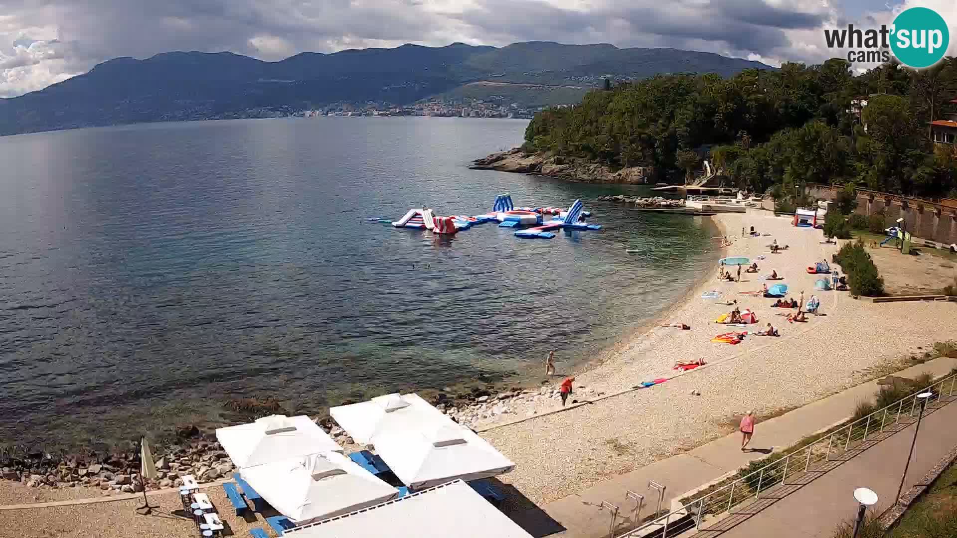 Reka Spletna kamera  plaža pri Bazenih Kantrida