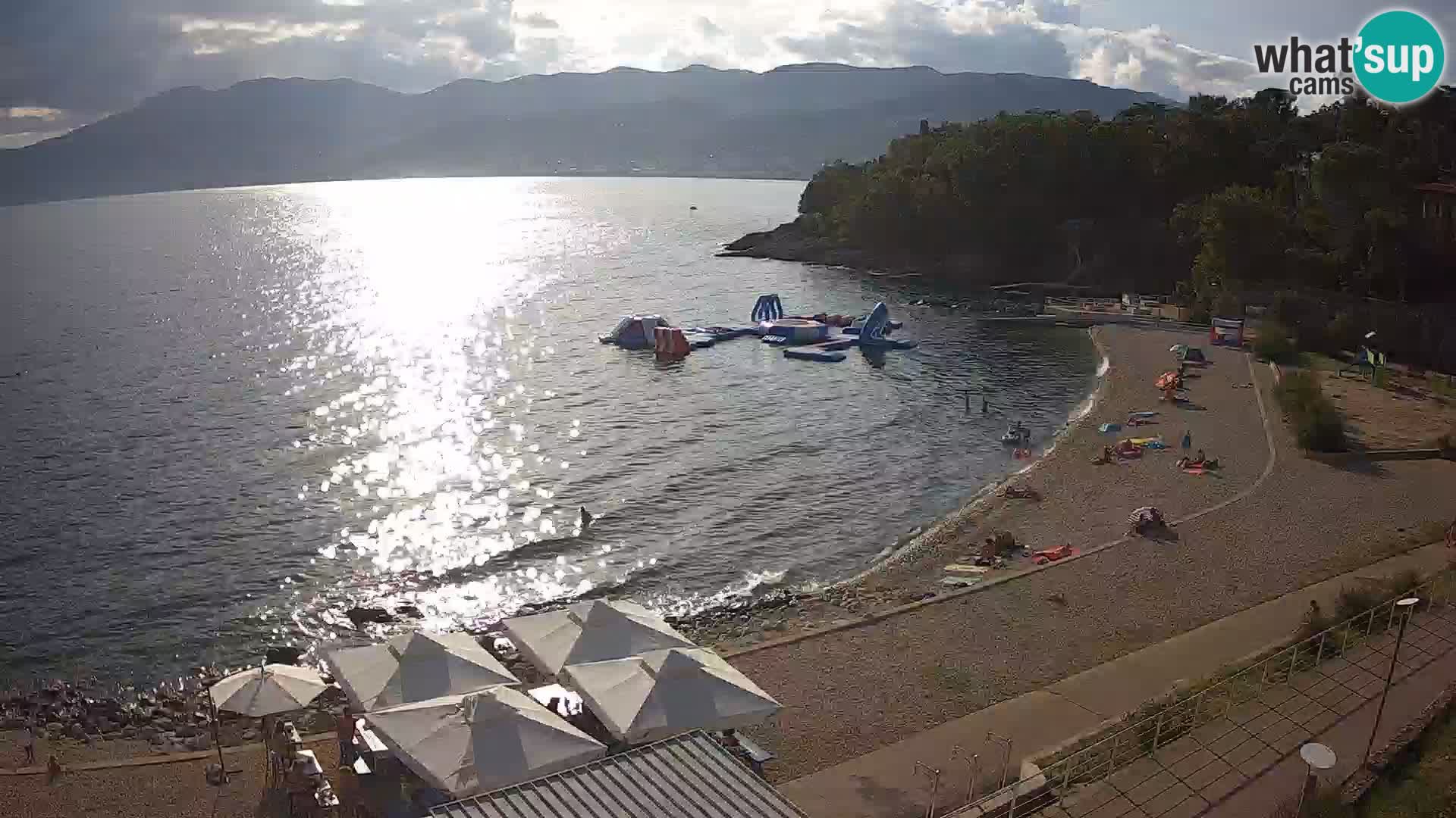 Reka Spletna kamera  plaža pri Bazenih Kantrida