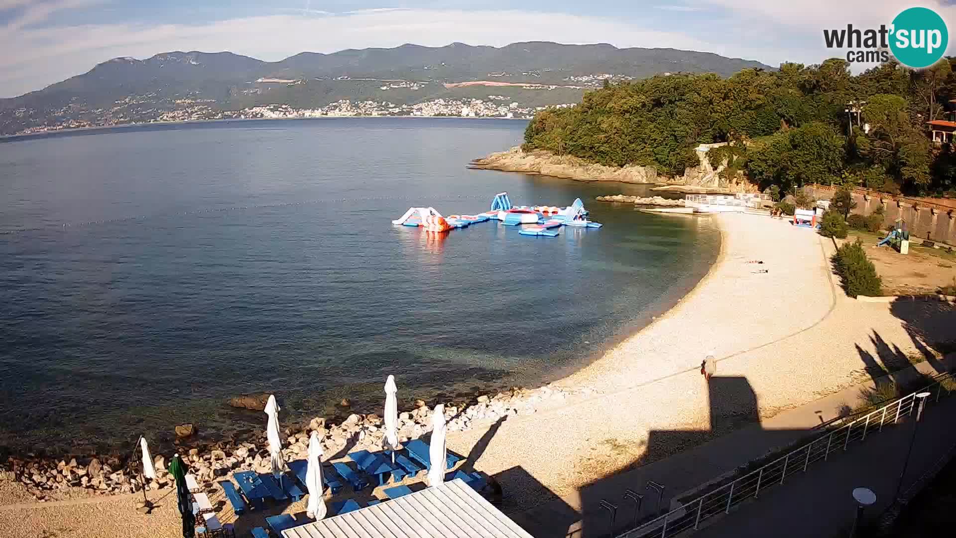 Reka Spletna kamera  plaža pri Bazenih Kantrida