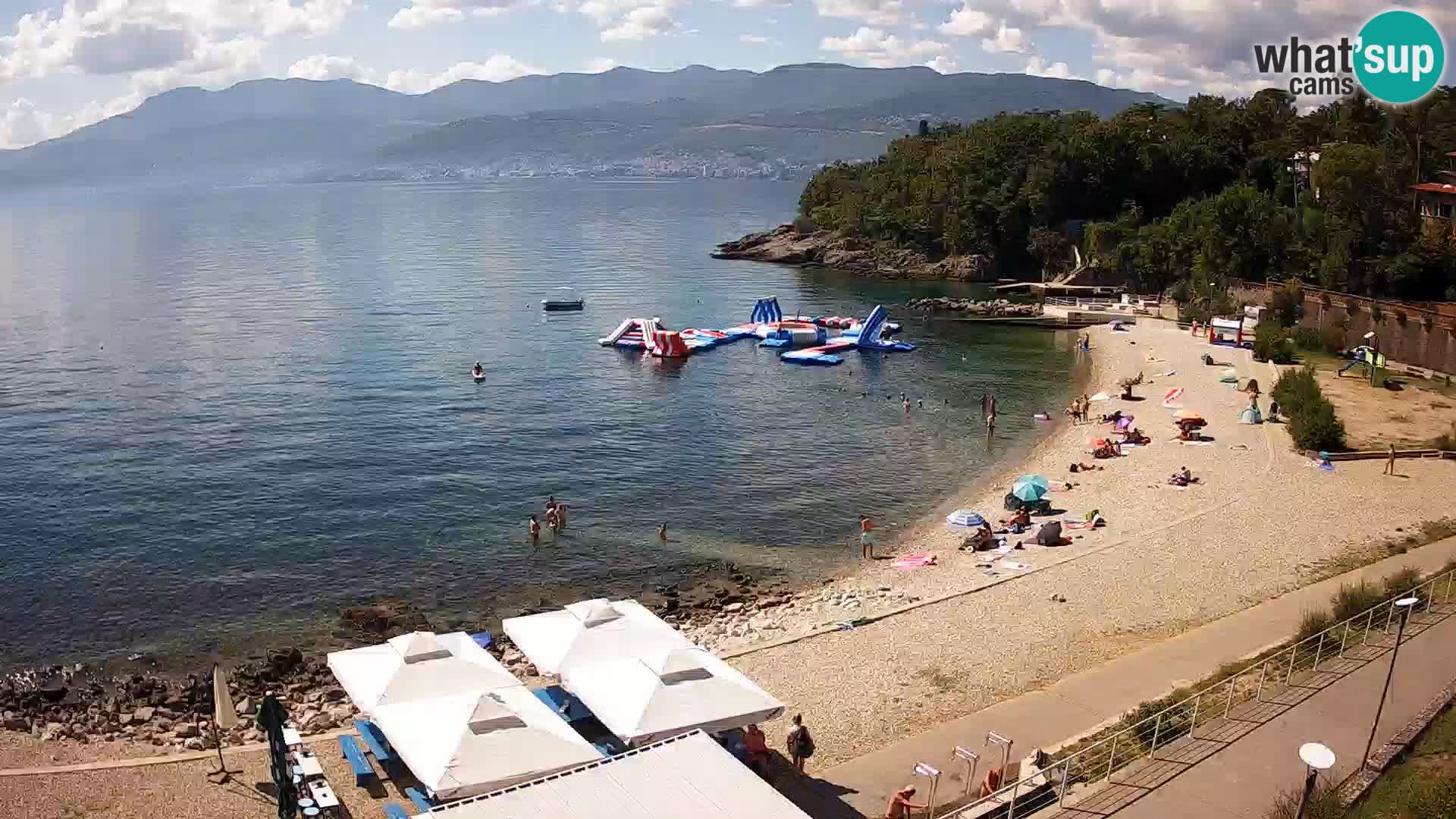Reka Spletna kamera  plaža pri Bazenih Kantrida