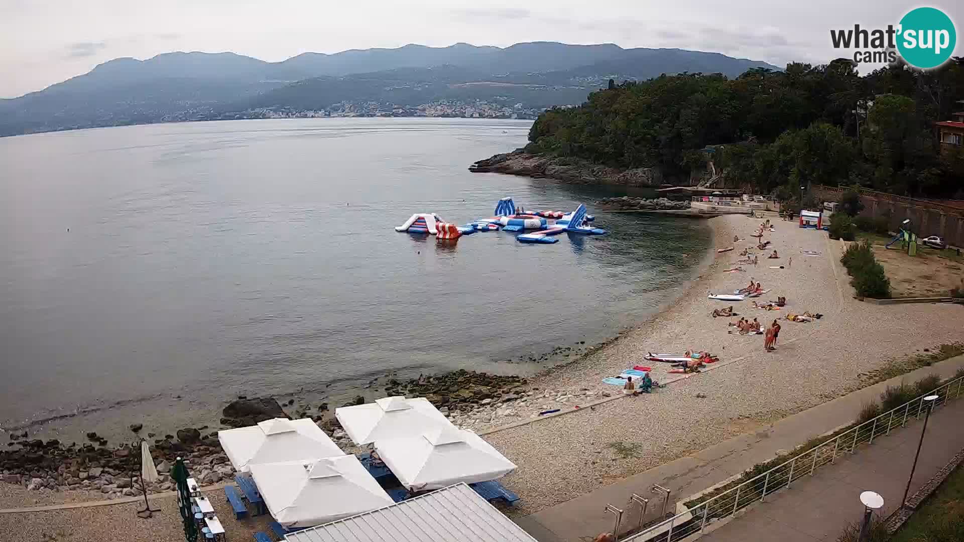 Reka Spletna kamera  plaža pri Bazenih Kantrida