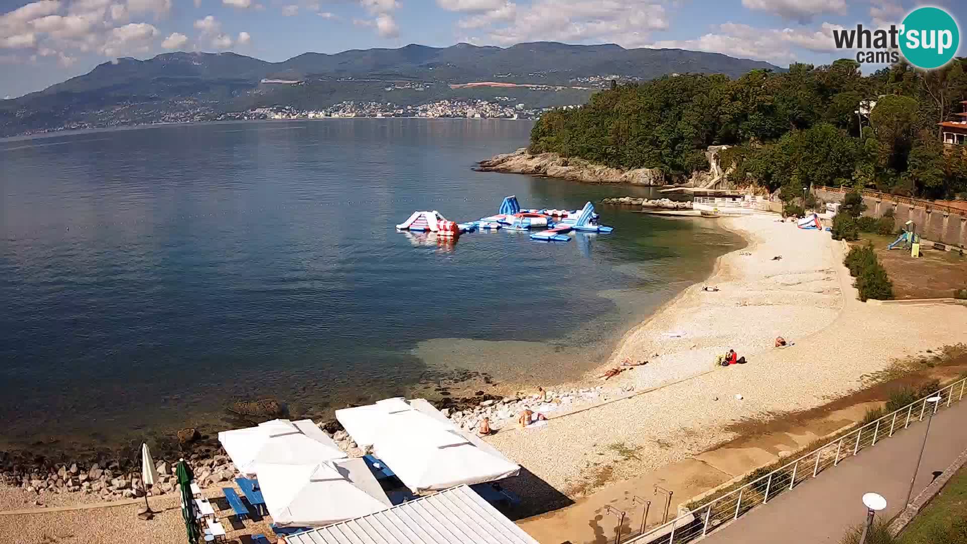 LIVE Webcam Fiume spiaggia piscine Kantrida