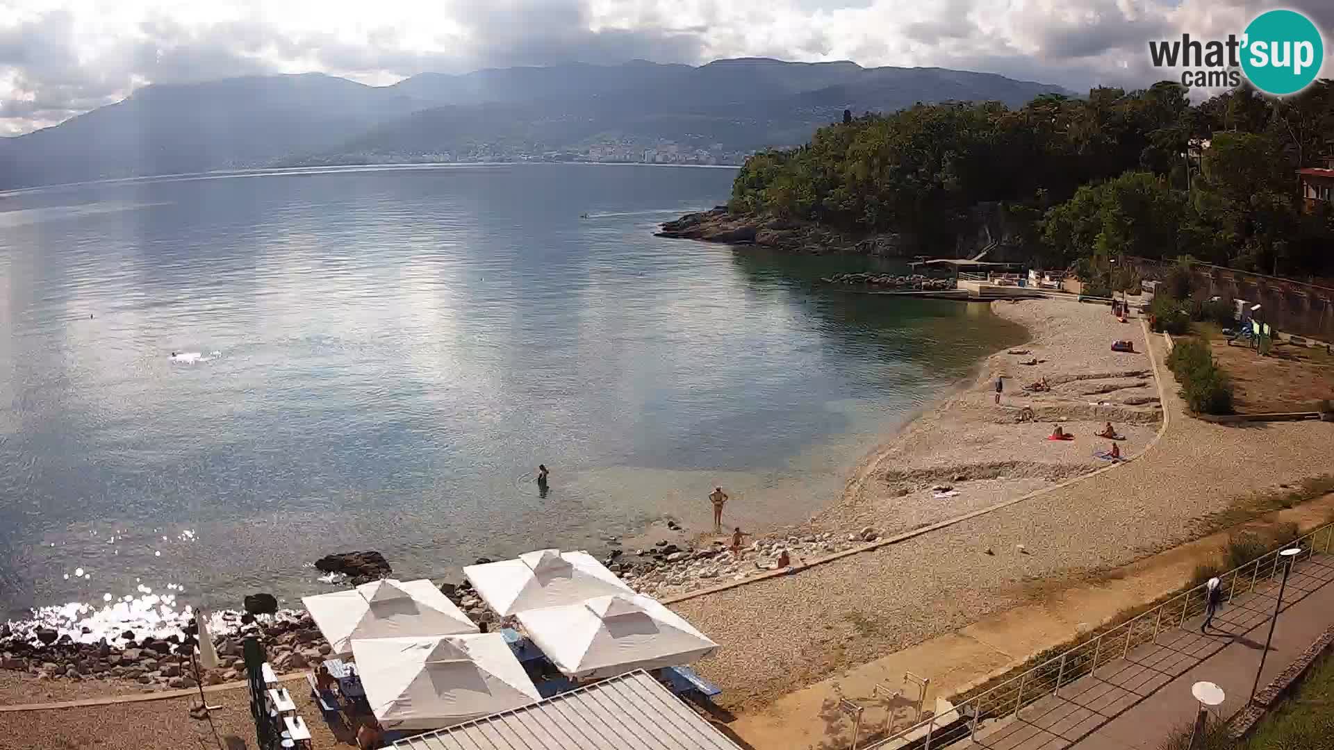 Rijeka web kamera plaža pri Bazenih Kantrida
