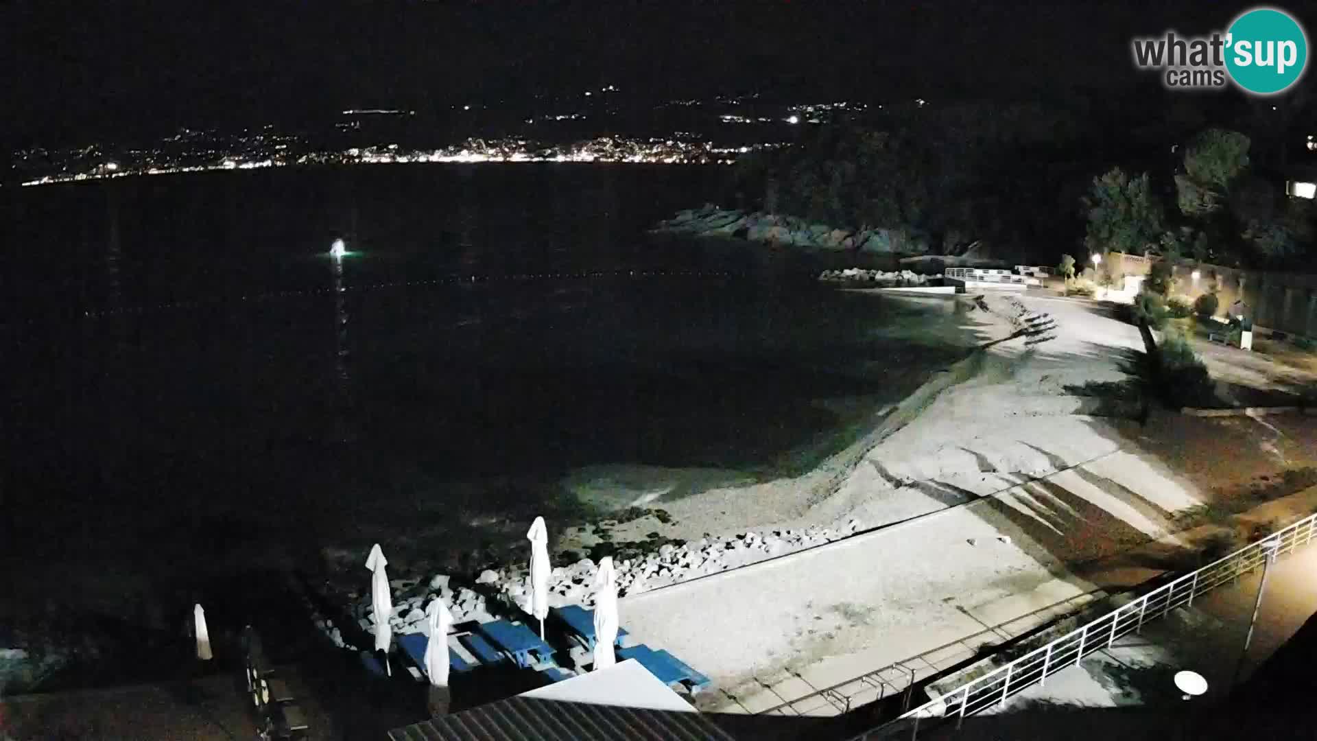 Rijeka web kamera plaža pri Bazenih Kantrida