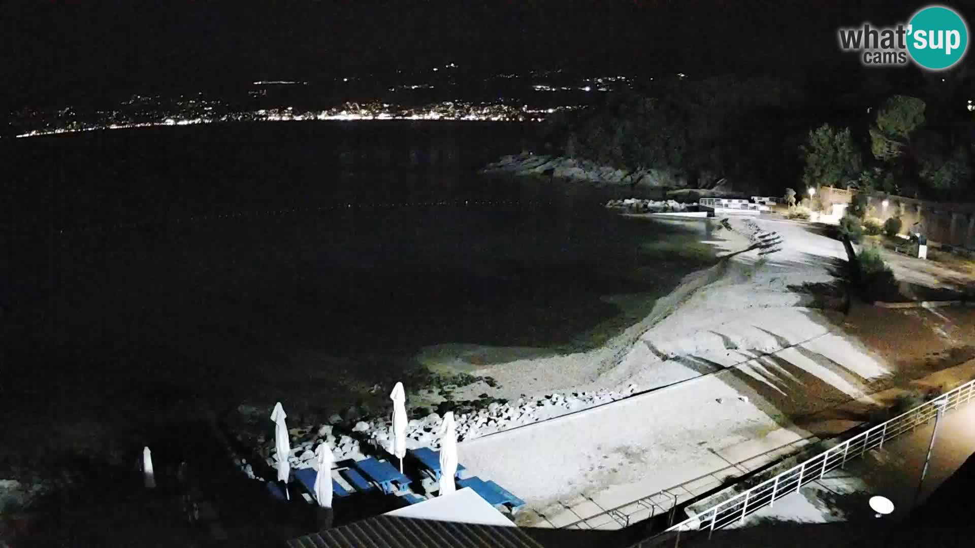 Rijeka web kamera plaža pri Bazenih Kantrida