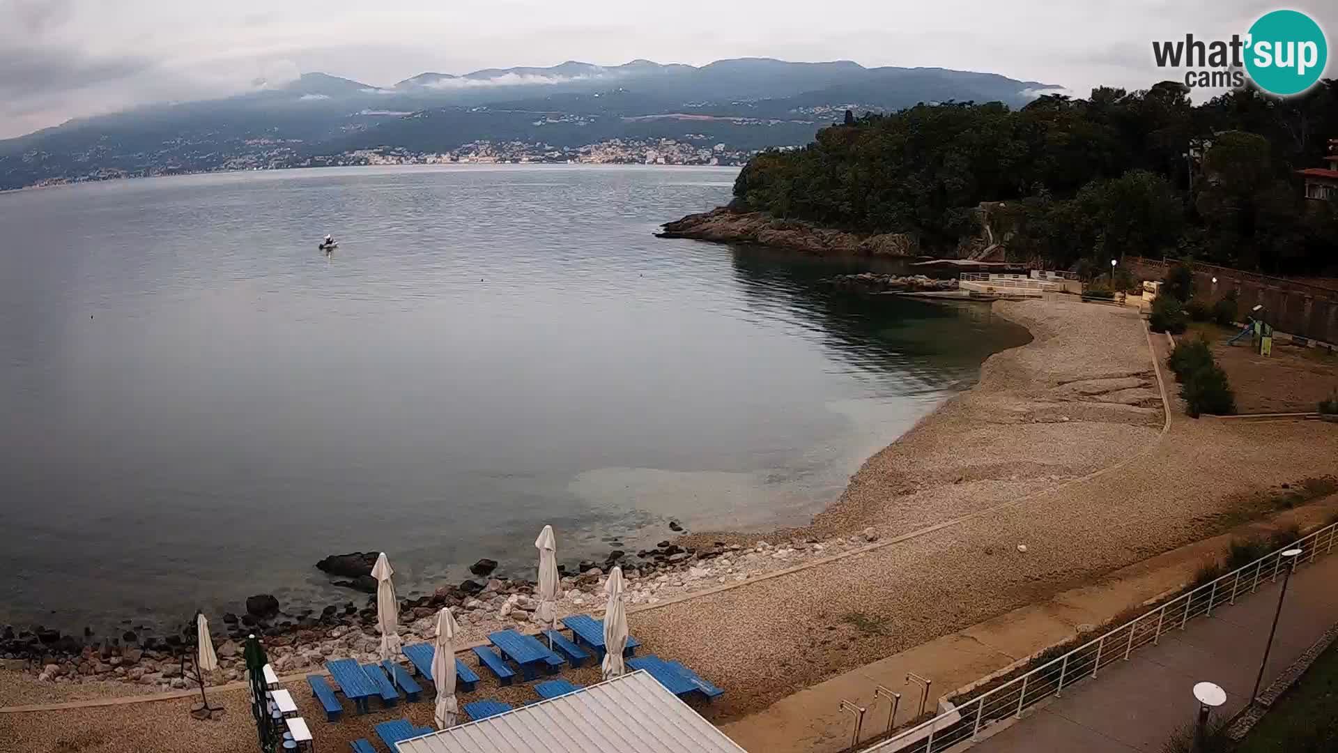 Rijeka web kamera plaža pri Bazenih Kantrida