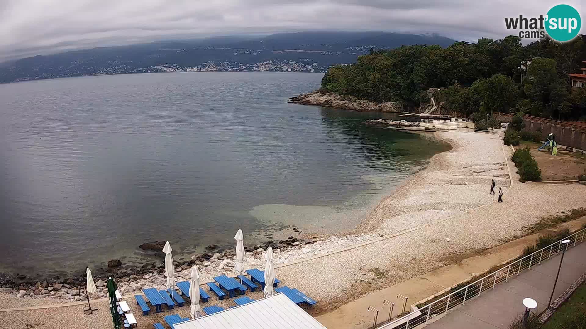 Reka Spletna kamera  plaža pri Bazenih Kantrida
