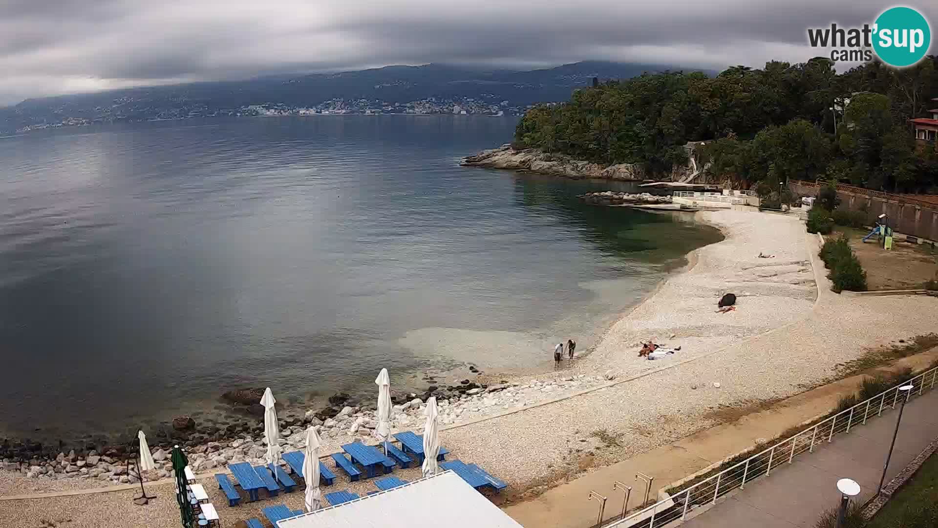 Reka Spletna kamera  plaža pri Bazenih Kantrida