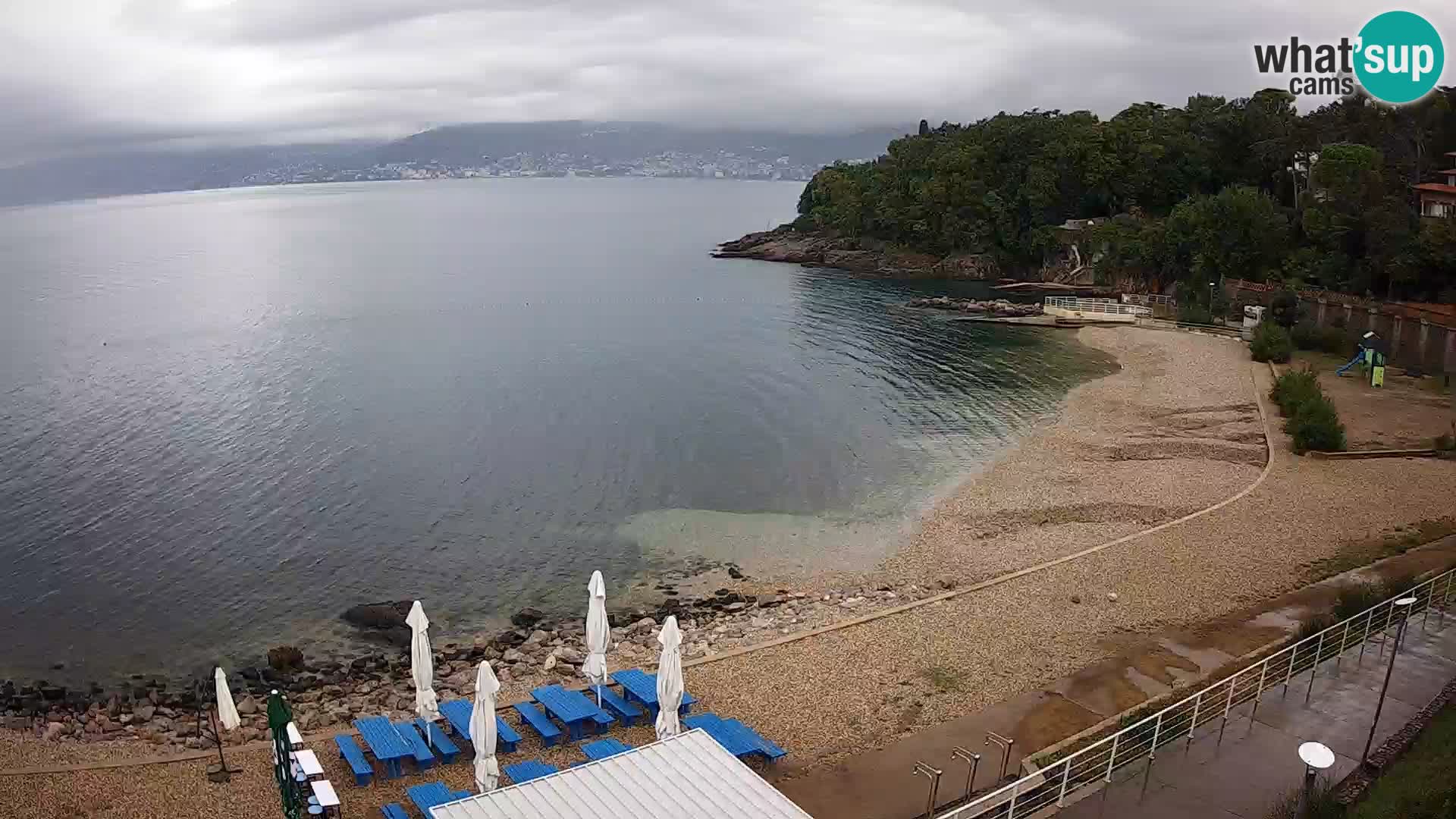 Reka Spletna kamera  plaža pri Bazenih Kantrida