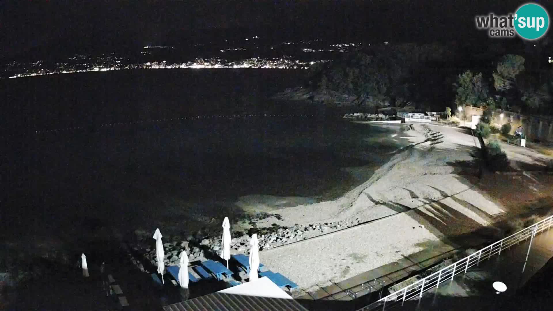 Rijeka web kamera plaža pri Bazenih Kantrida