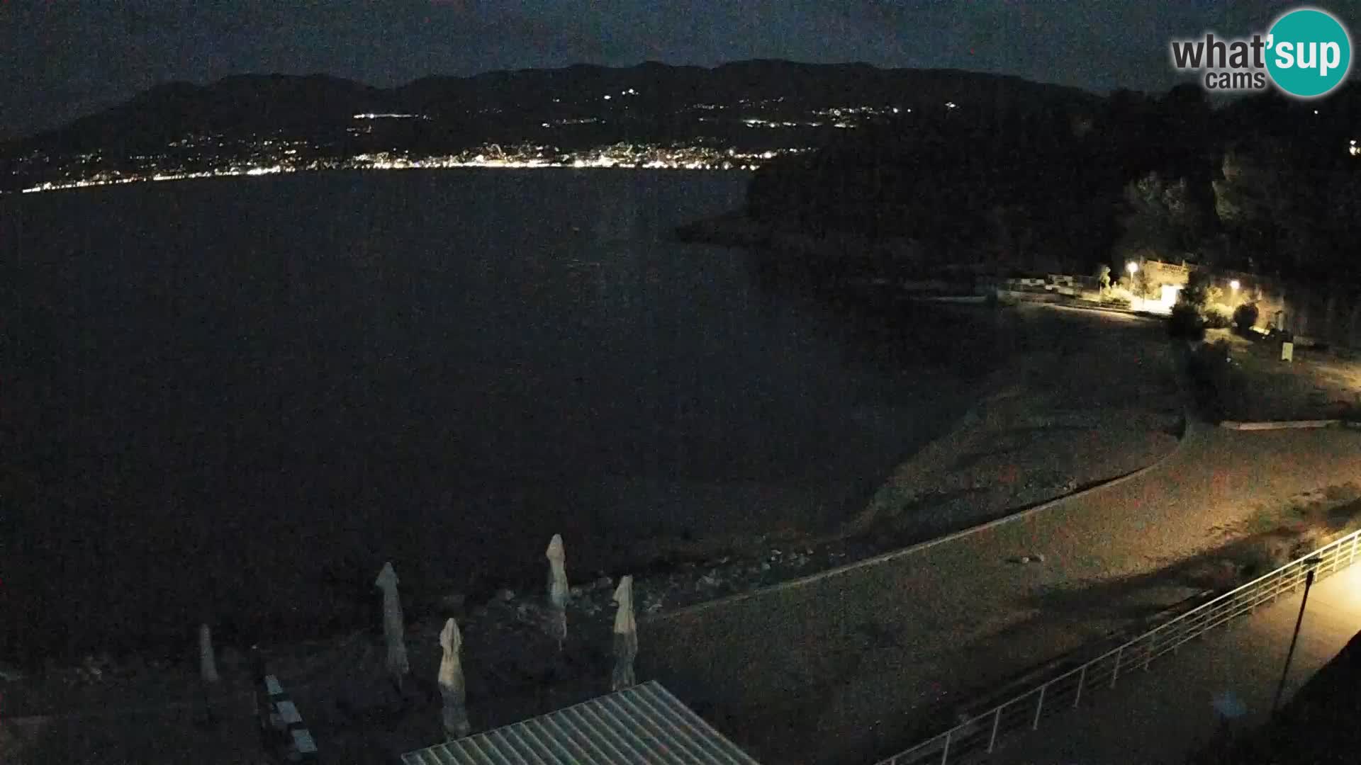 Rijeka web kamera plaža pri Bazenih Kantrida